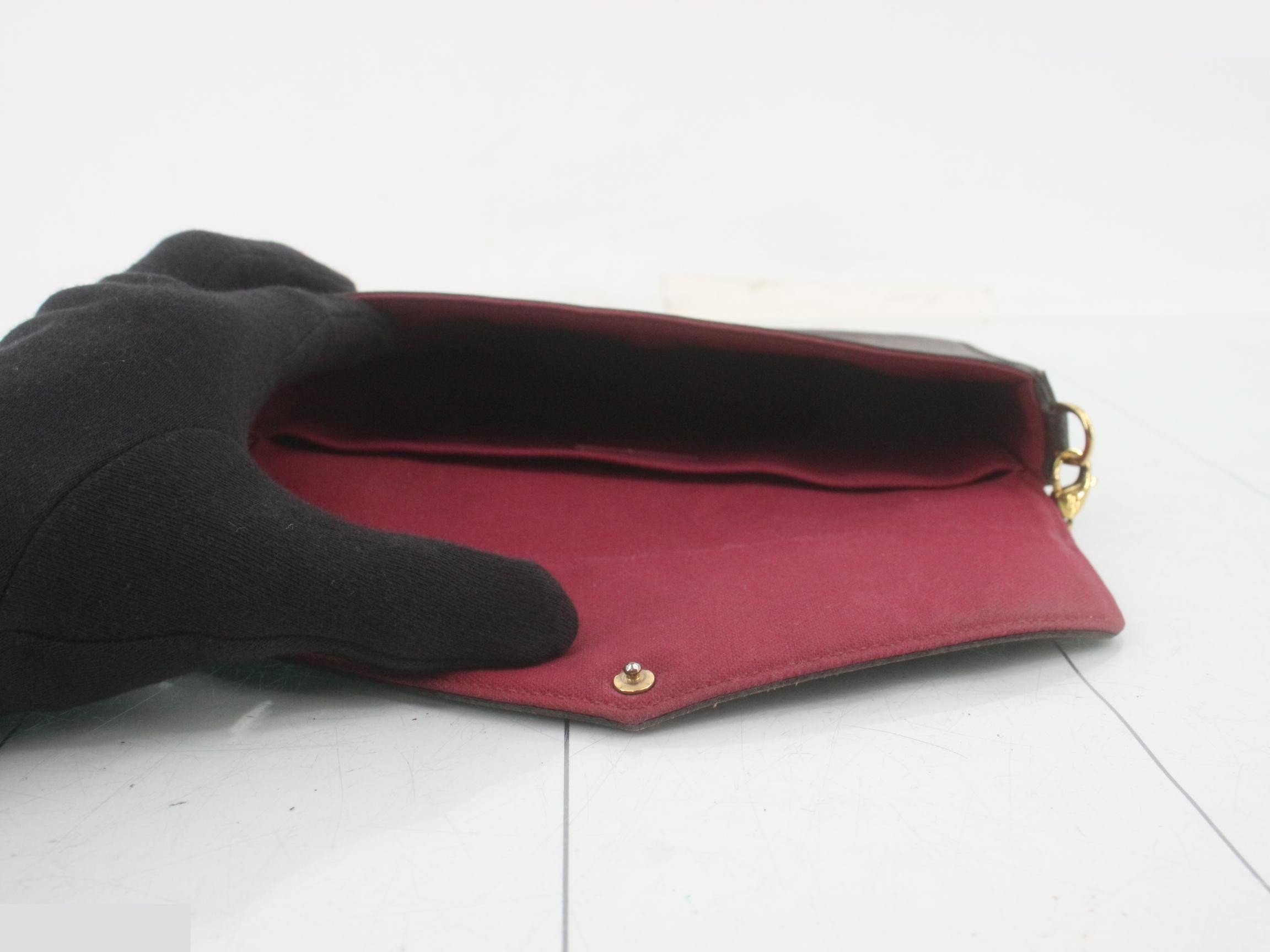 Monogram Pochette Felicie, Fuchsia, Shoulder Bag with Case — view 4