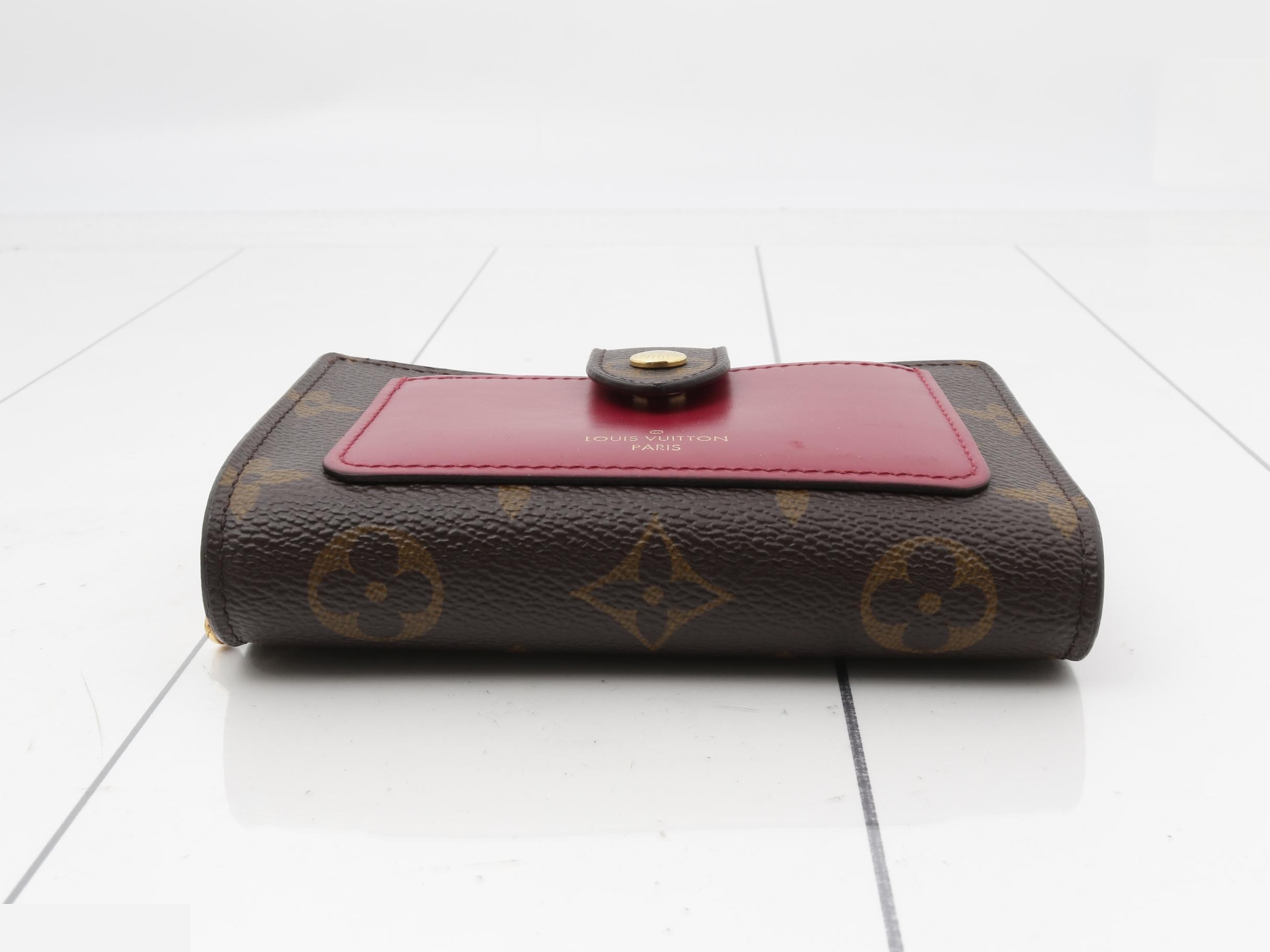 Monogram Portefeuille Juliette Fuchsia Bi-fold Wallet — view 3