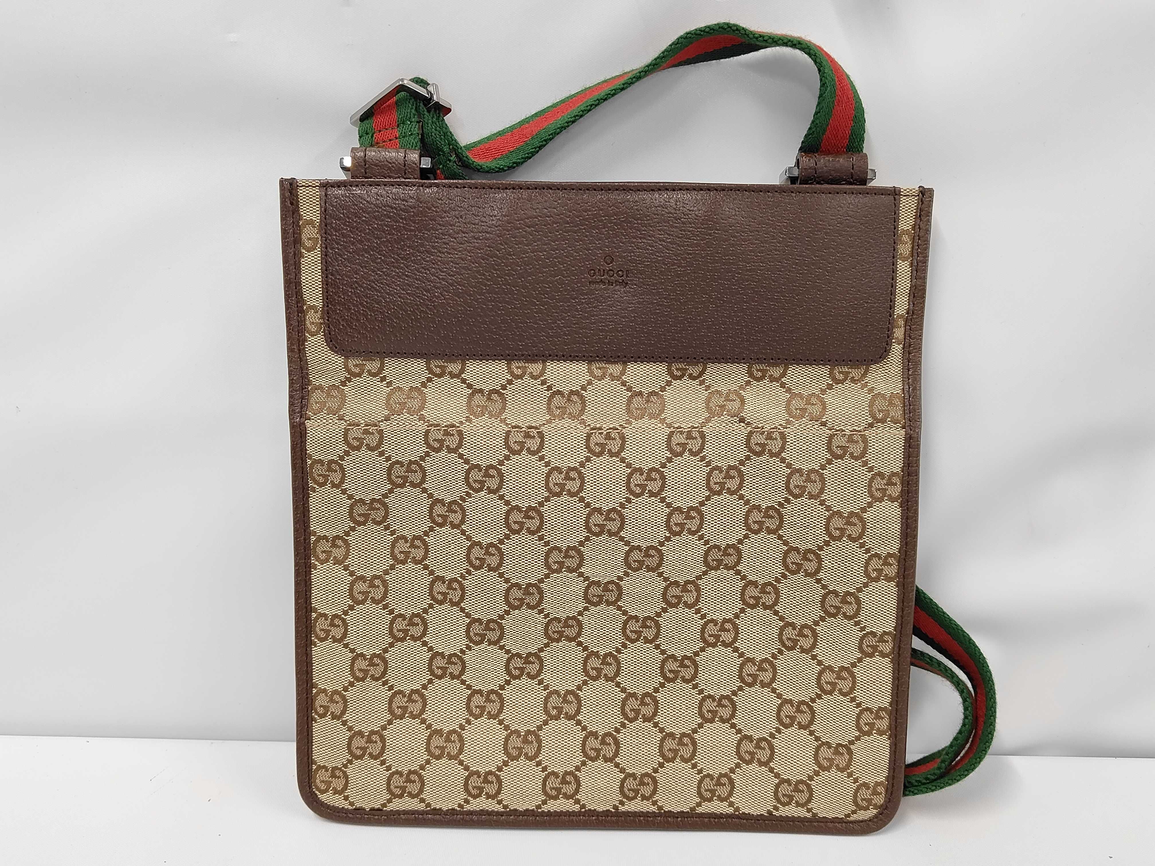 GG Canvas Sherry Shoulder Bag (Brown)