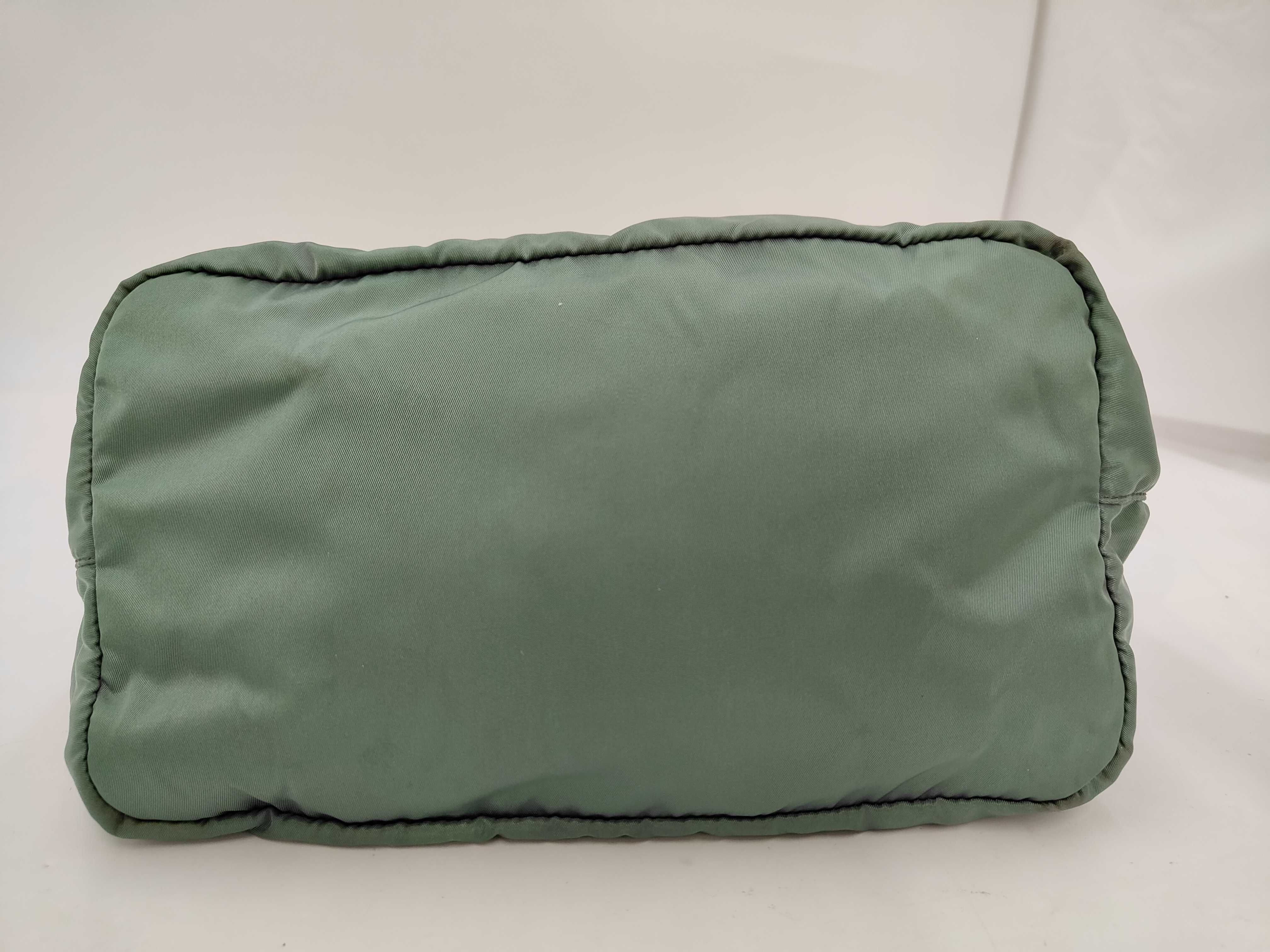 Nylon Prada Nylon 2-Way Bag Green Handbag — view 3