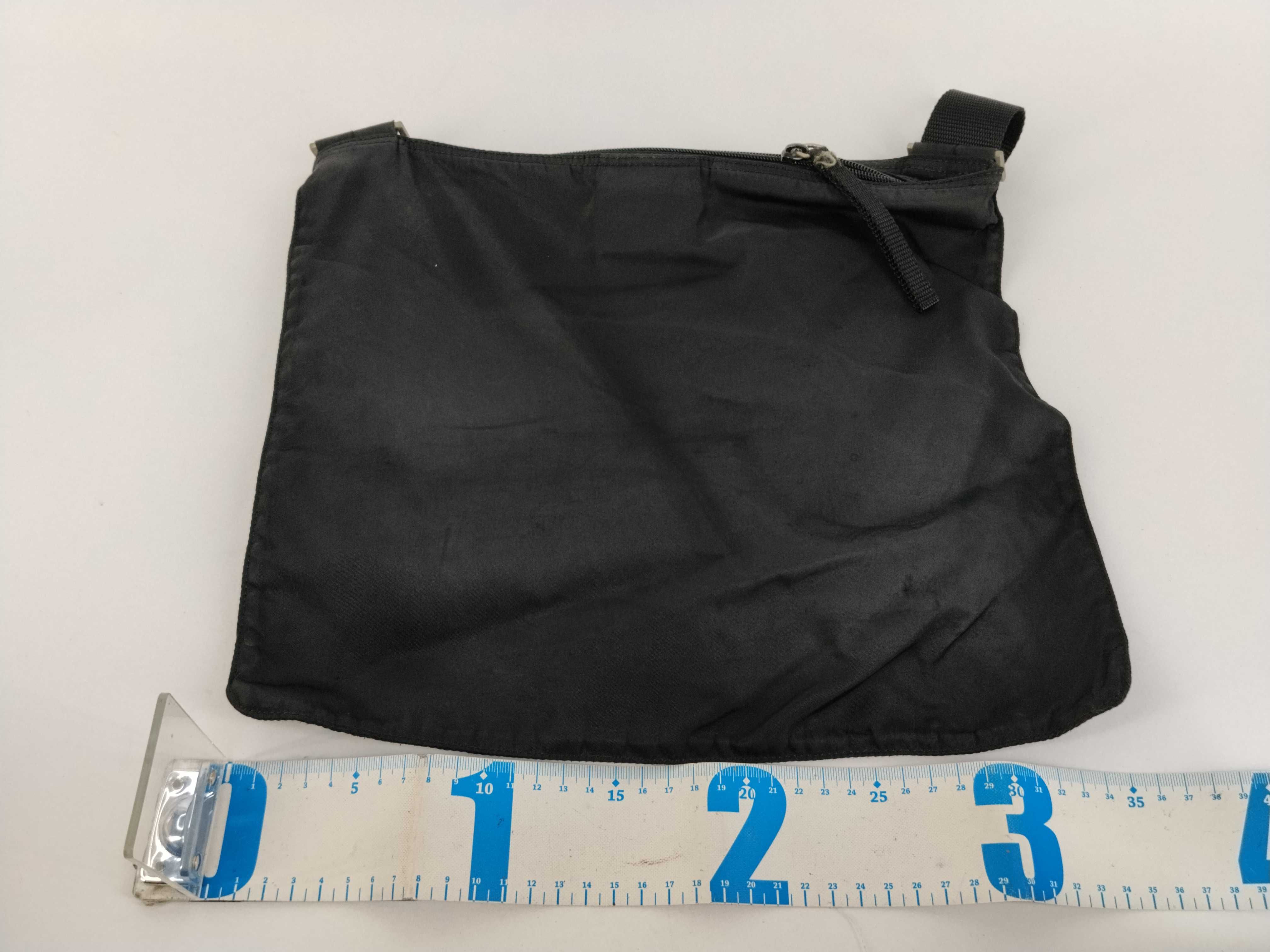 Nylon Shoulder Bag, Black Nylon Shoulder Bag — view 2