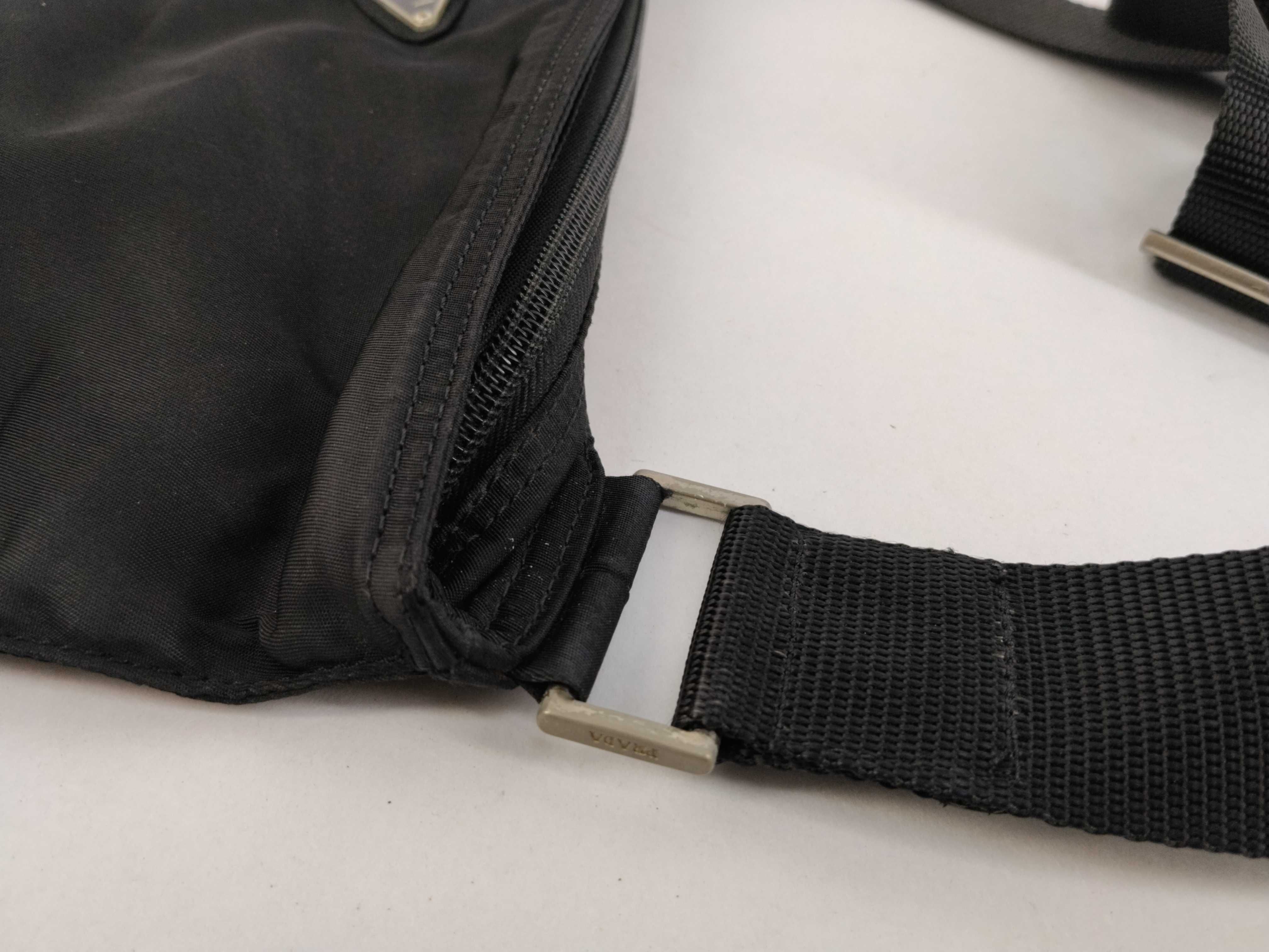 Nylon Shoulder Bag, Black Nylon Shoulder Bag — view 5
