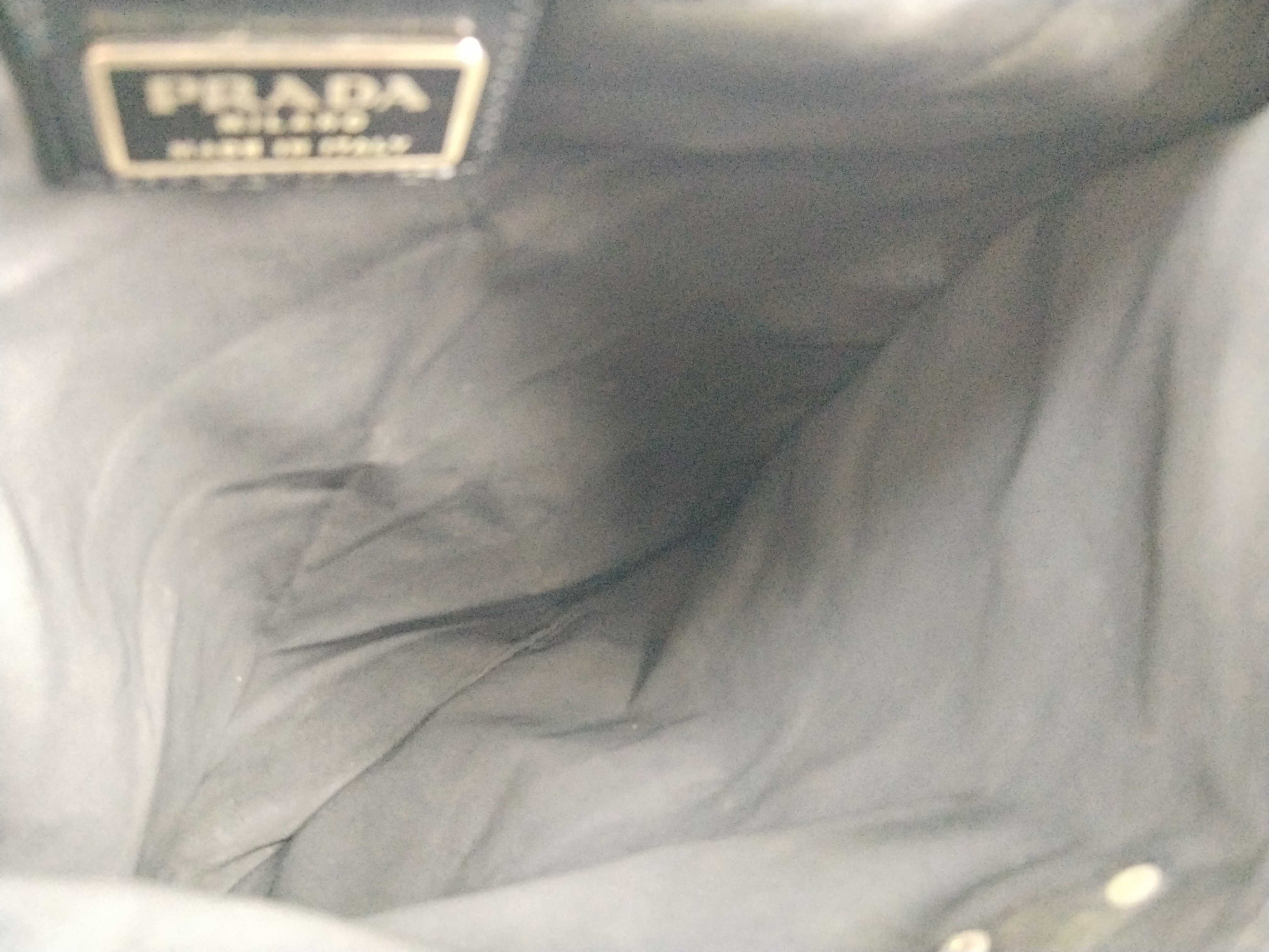 Nylon Shoulder Bag, Black Nylon Shoulder Bag — view 10