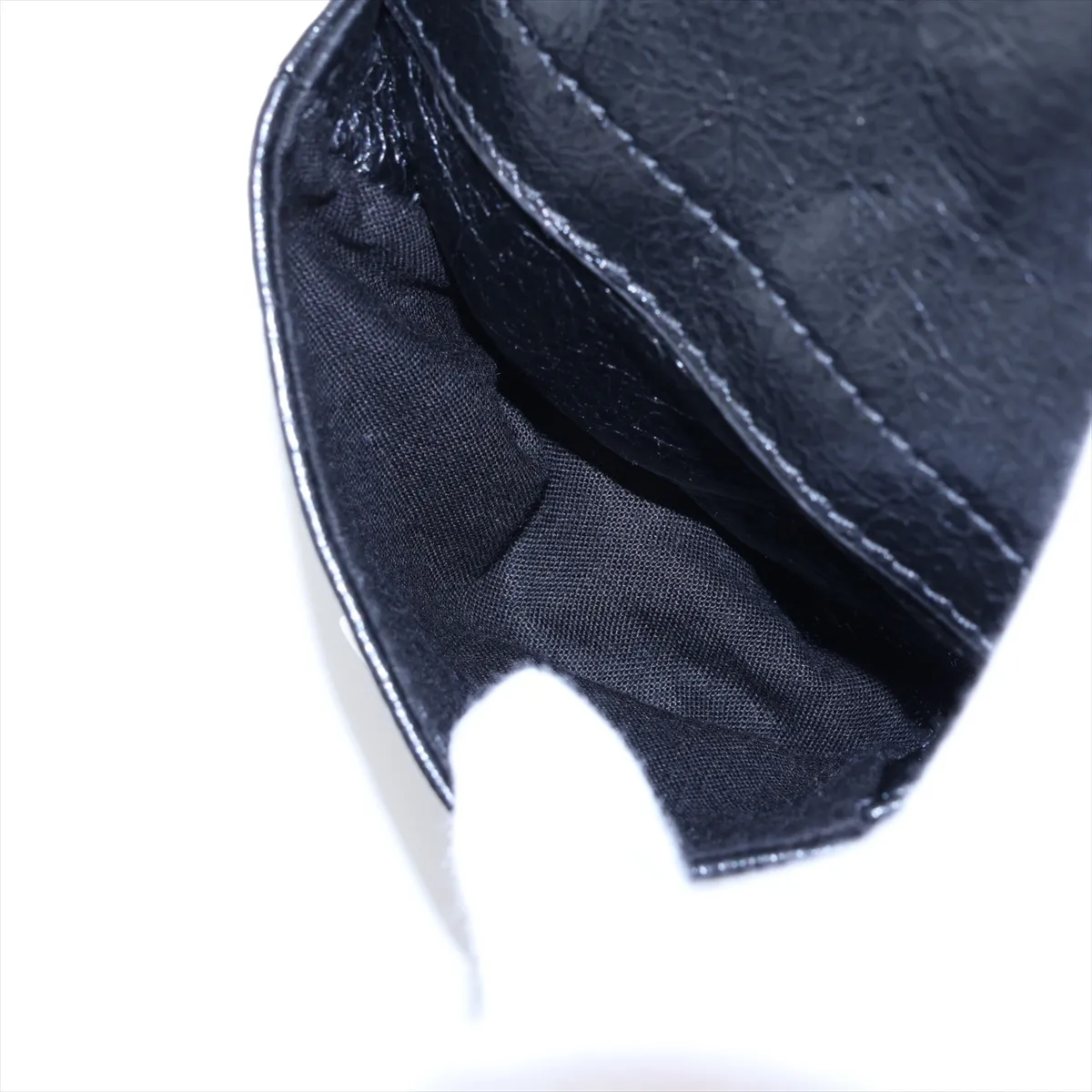 Superbusy 702167 Leather Shoulder Bag, Black — view 9