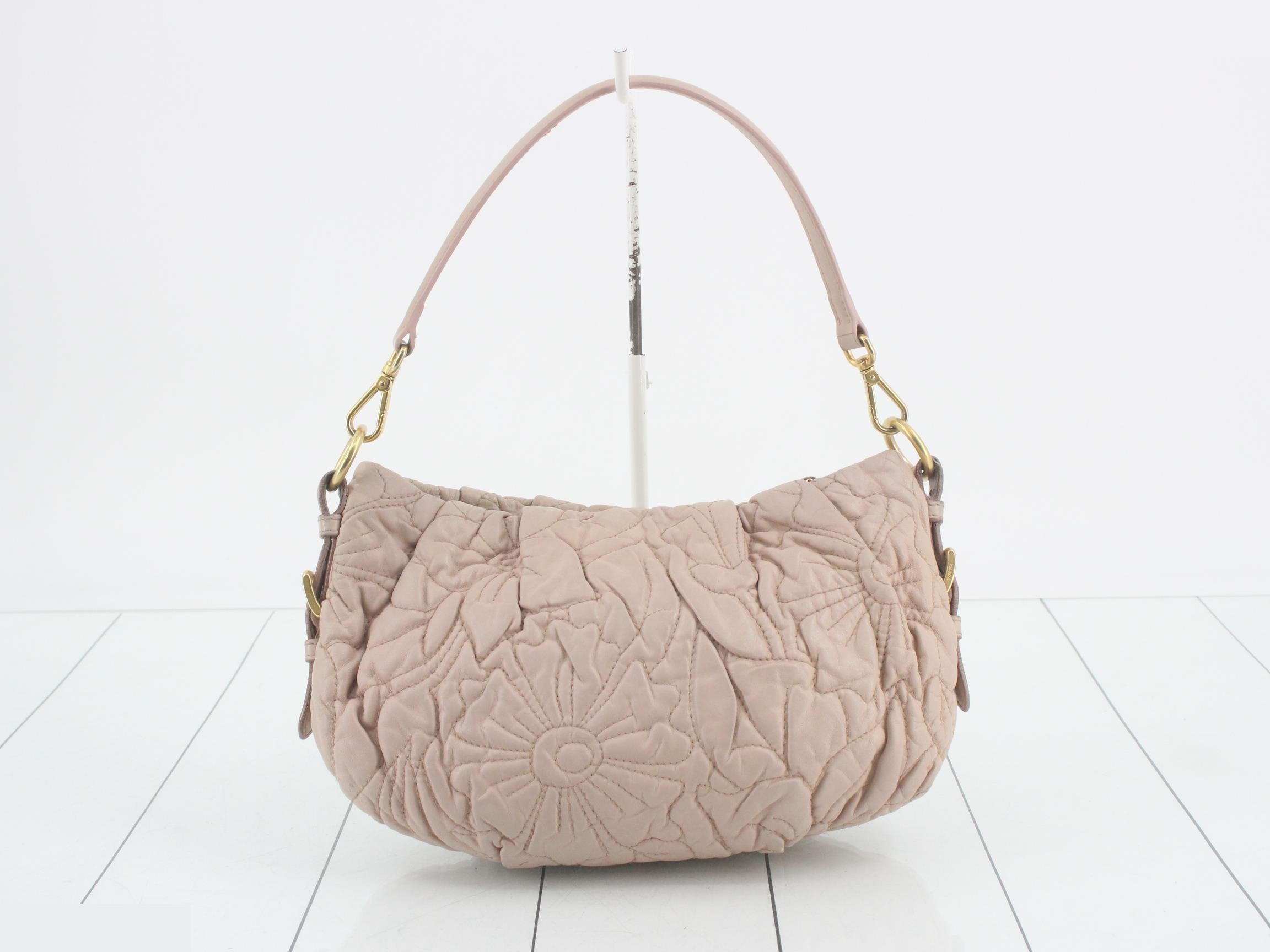 quilted leather handbag — view 2