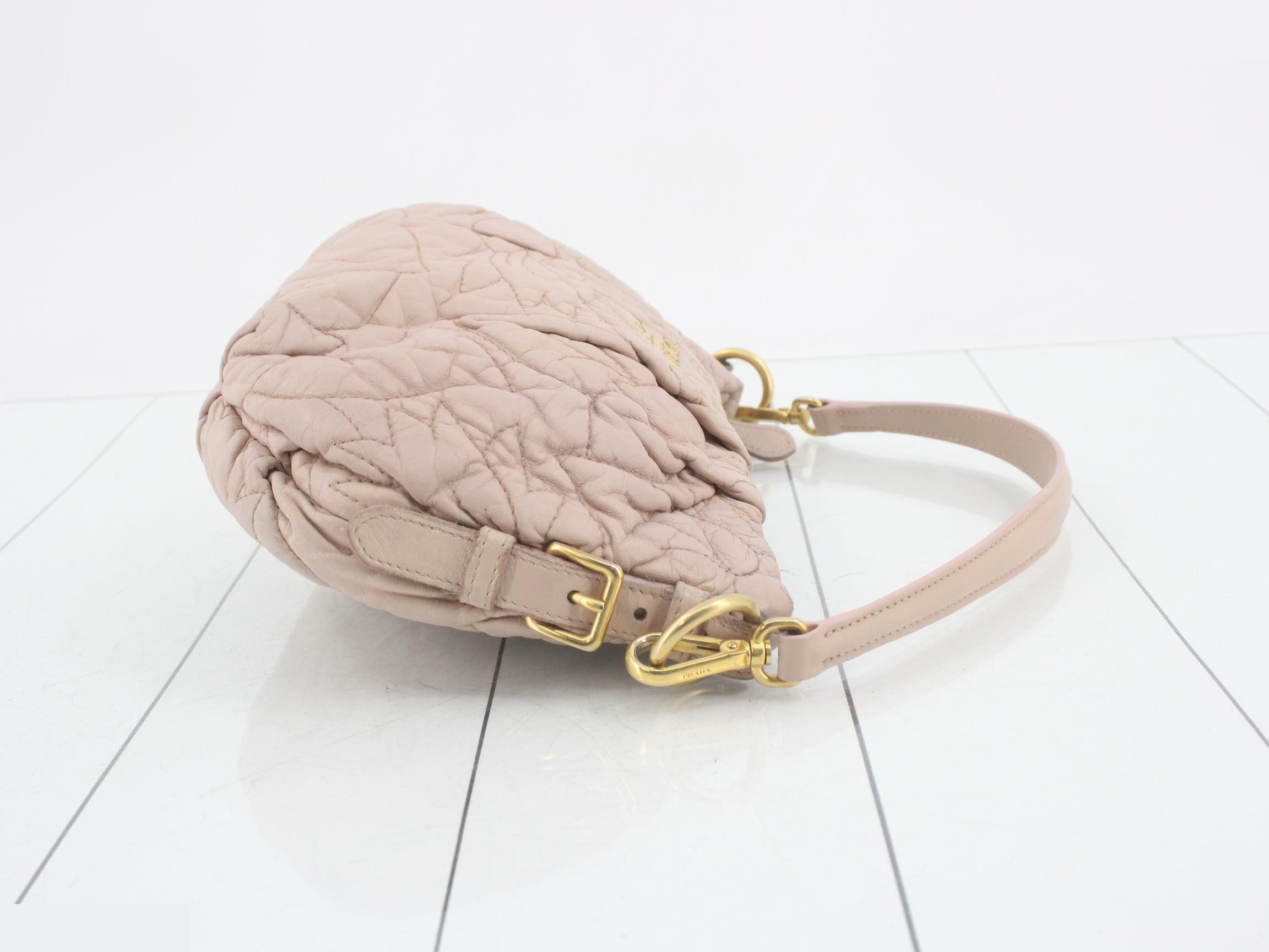 quilted leather handbag — view 3