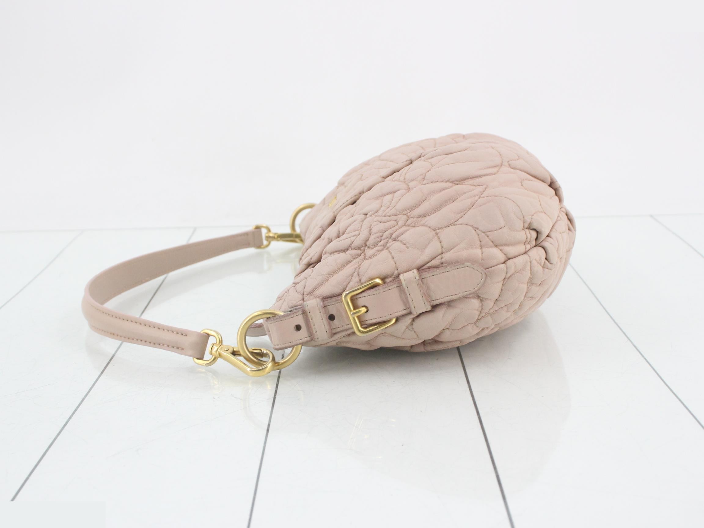 quilted leather handbag — view 4