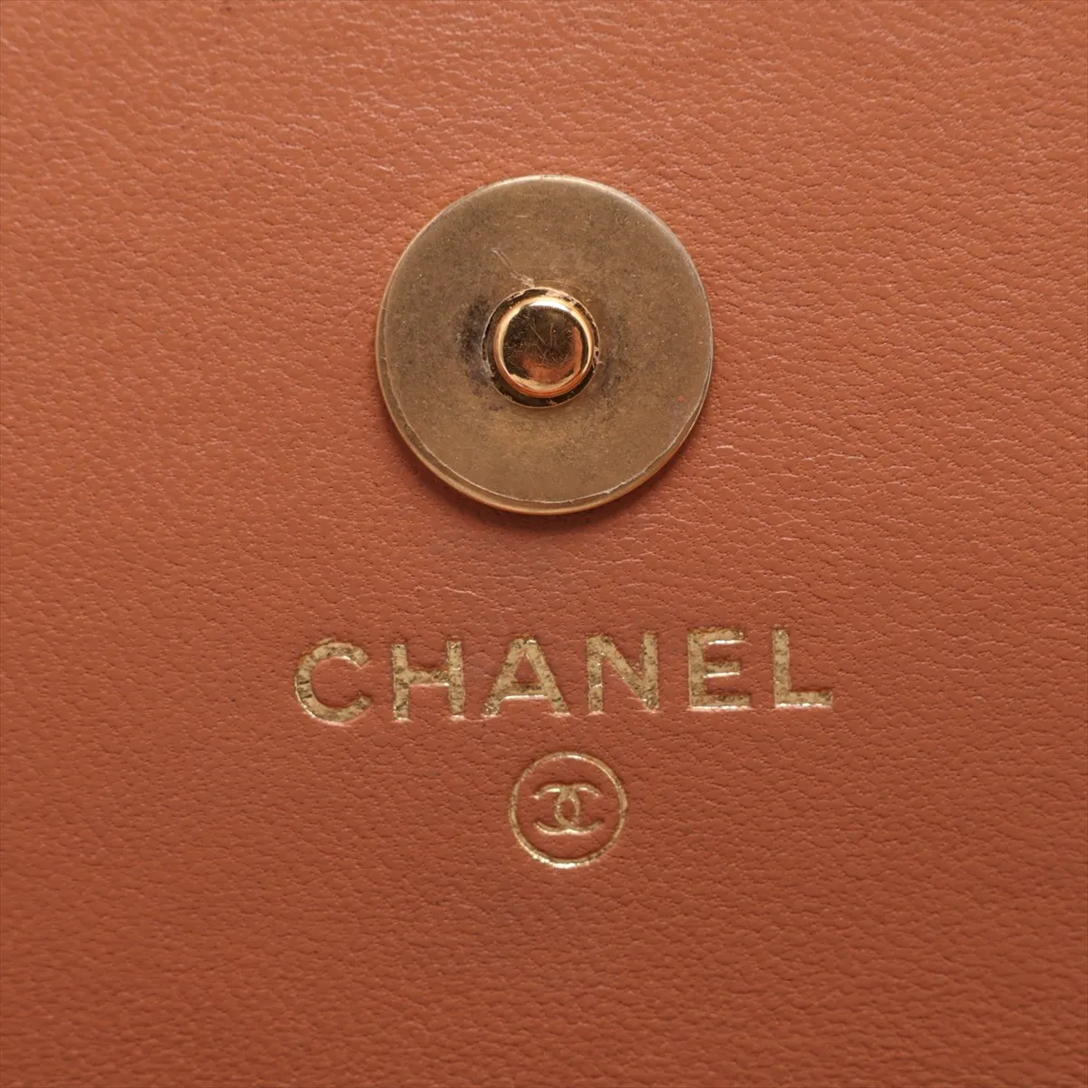 19 Lambskin Chain Wallet Brown Gold Hardware N02AG1UJ Random Serial Number — view 8