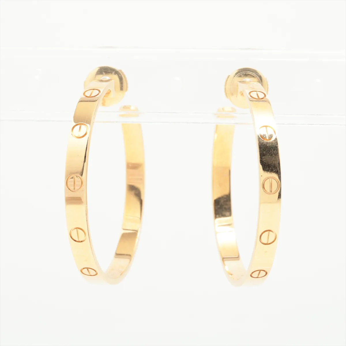 Love Earrings 750(YG) 12.8g UXE736 — view 2
