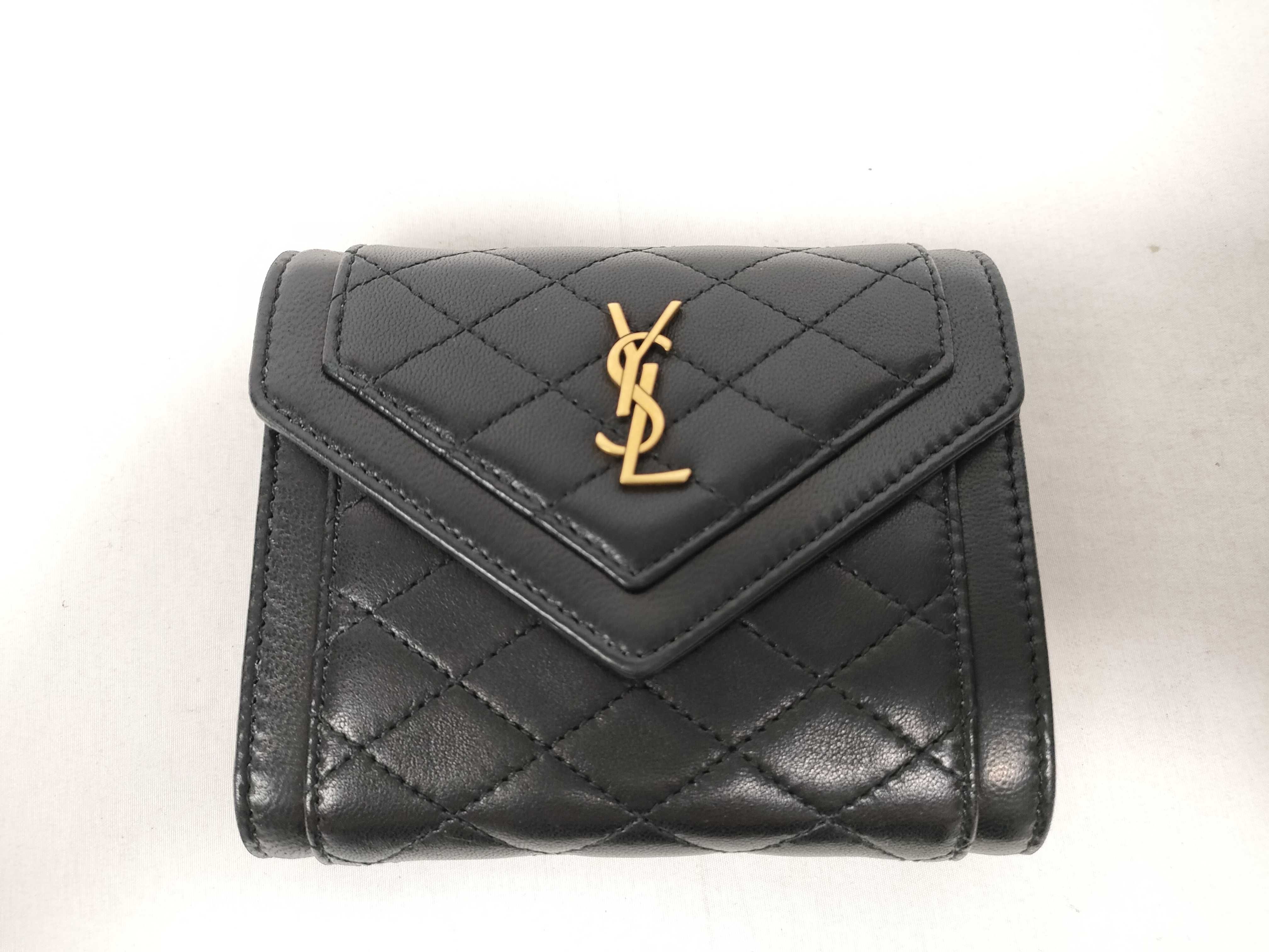 Gaby Compact Wallet 692684 Leather Black Wallet