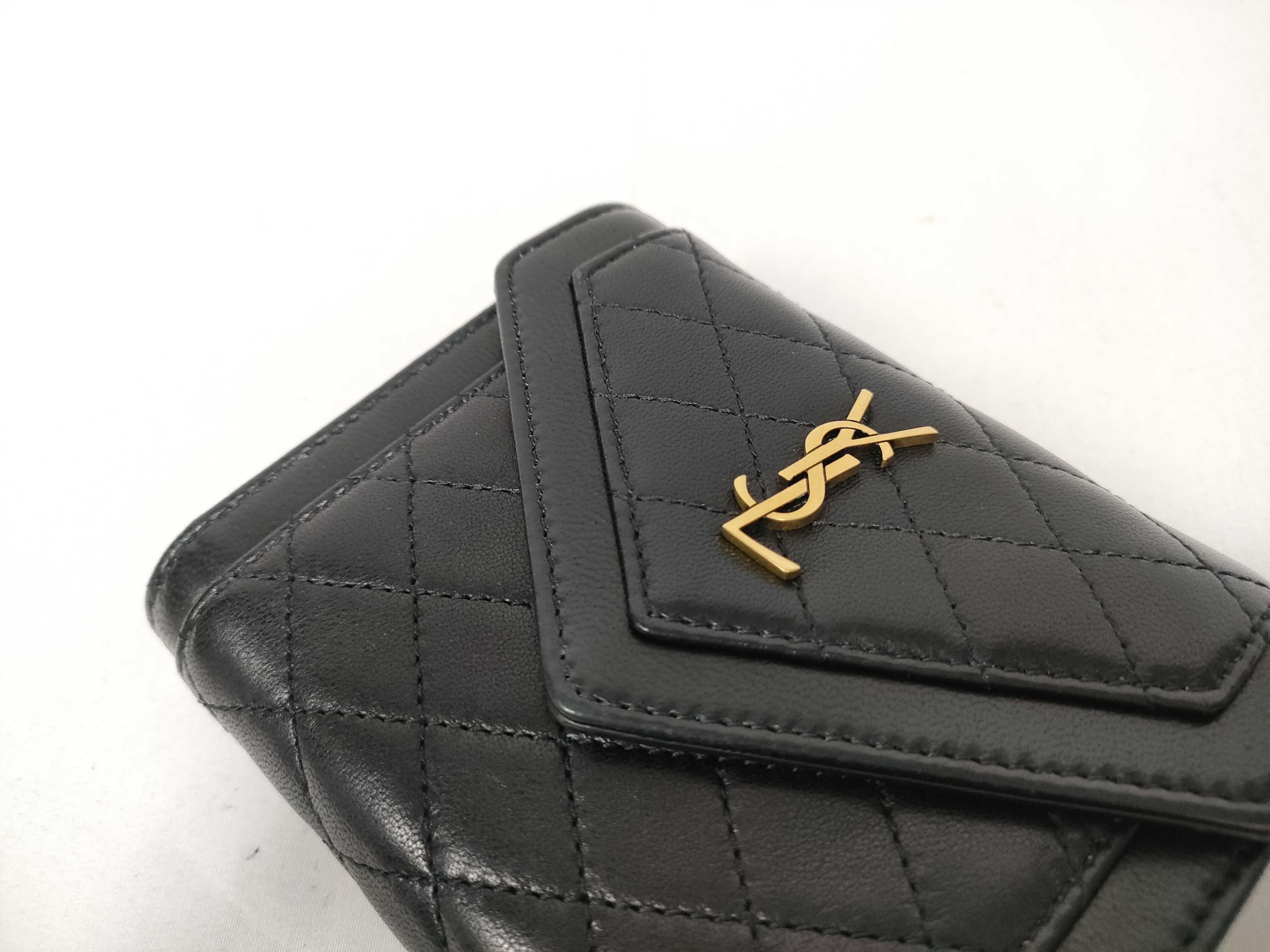 Gaby Compact Wallet 692684 Leather Black Wallet — view 4