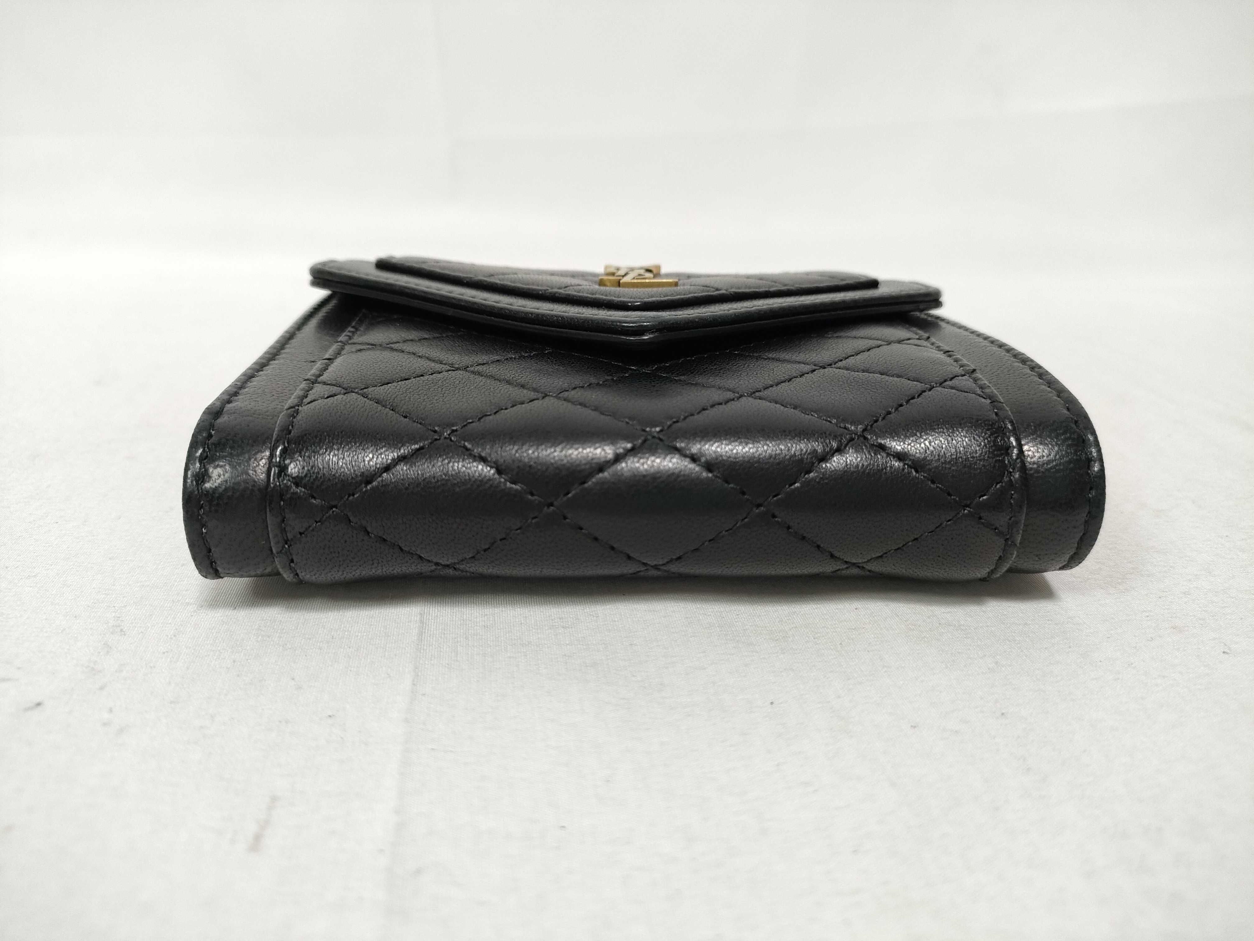Gaby Compact Wallet 692684 Leather Black Wallet — view 6