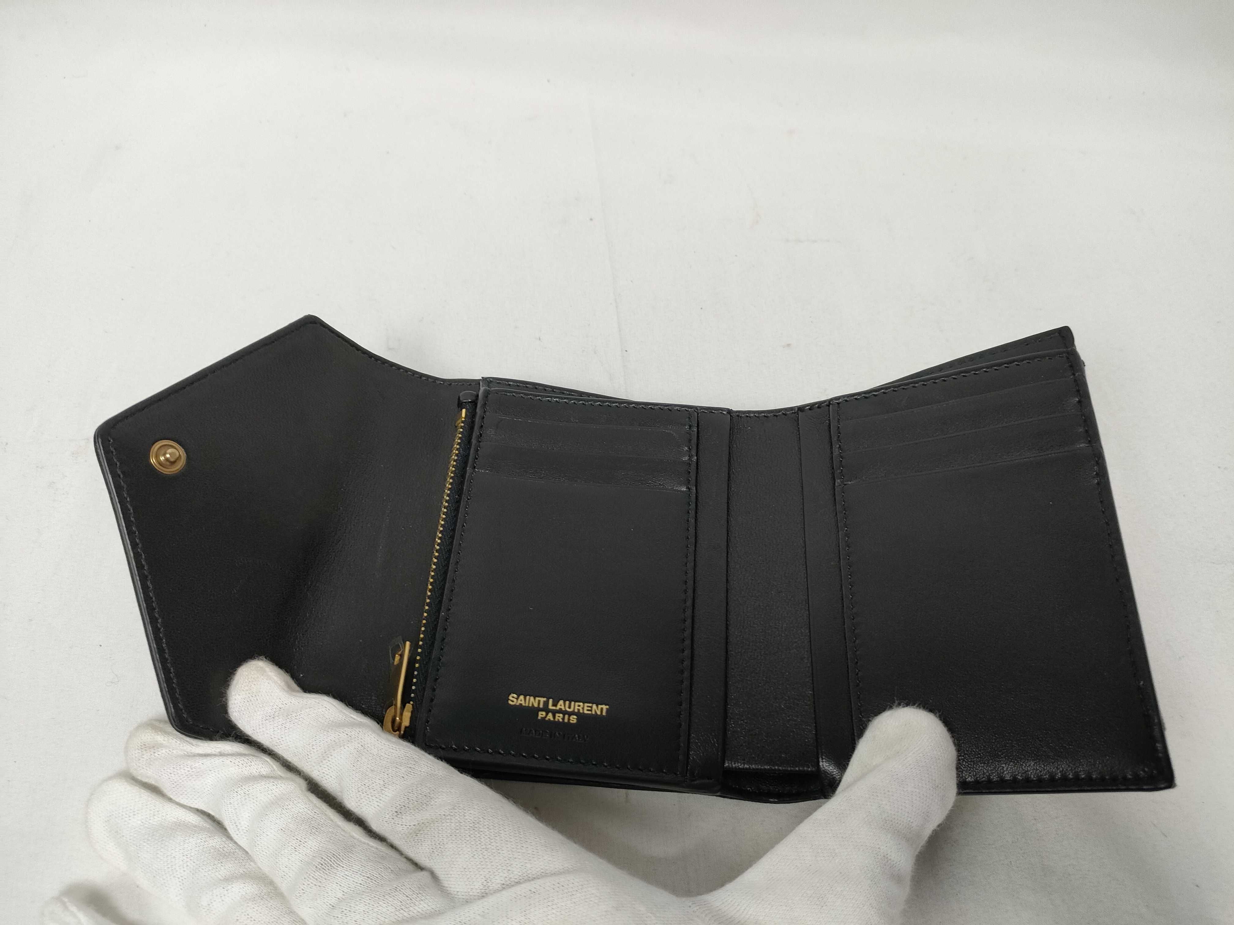 Gaby Compact Wallet 692684 Leather Black Wallet — view 9