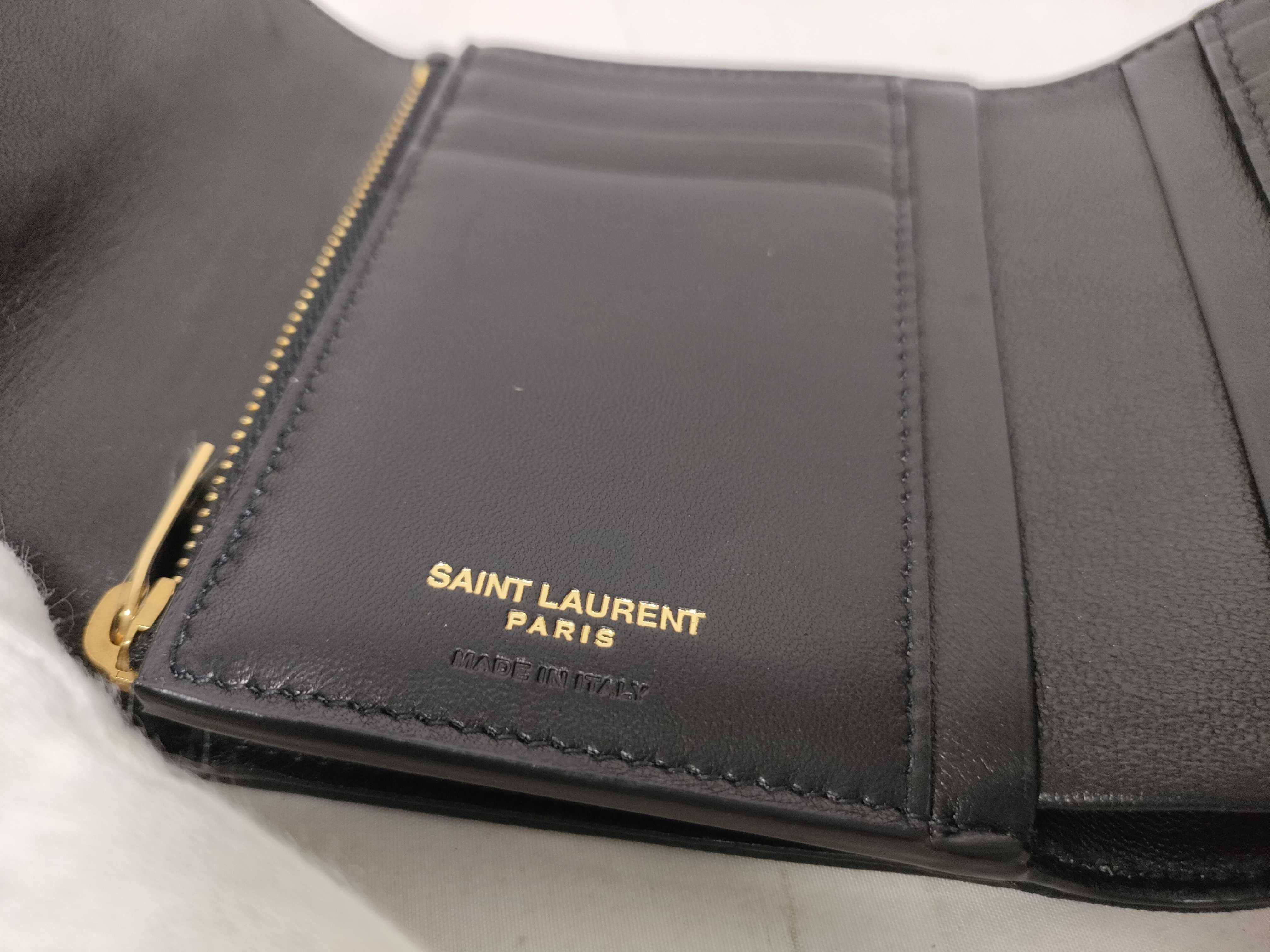Gaby Compact Wallet 692684 Leather Black Wallet — view 10