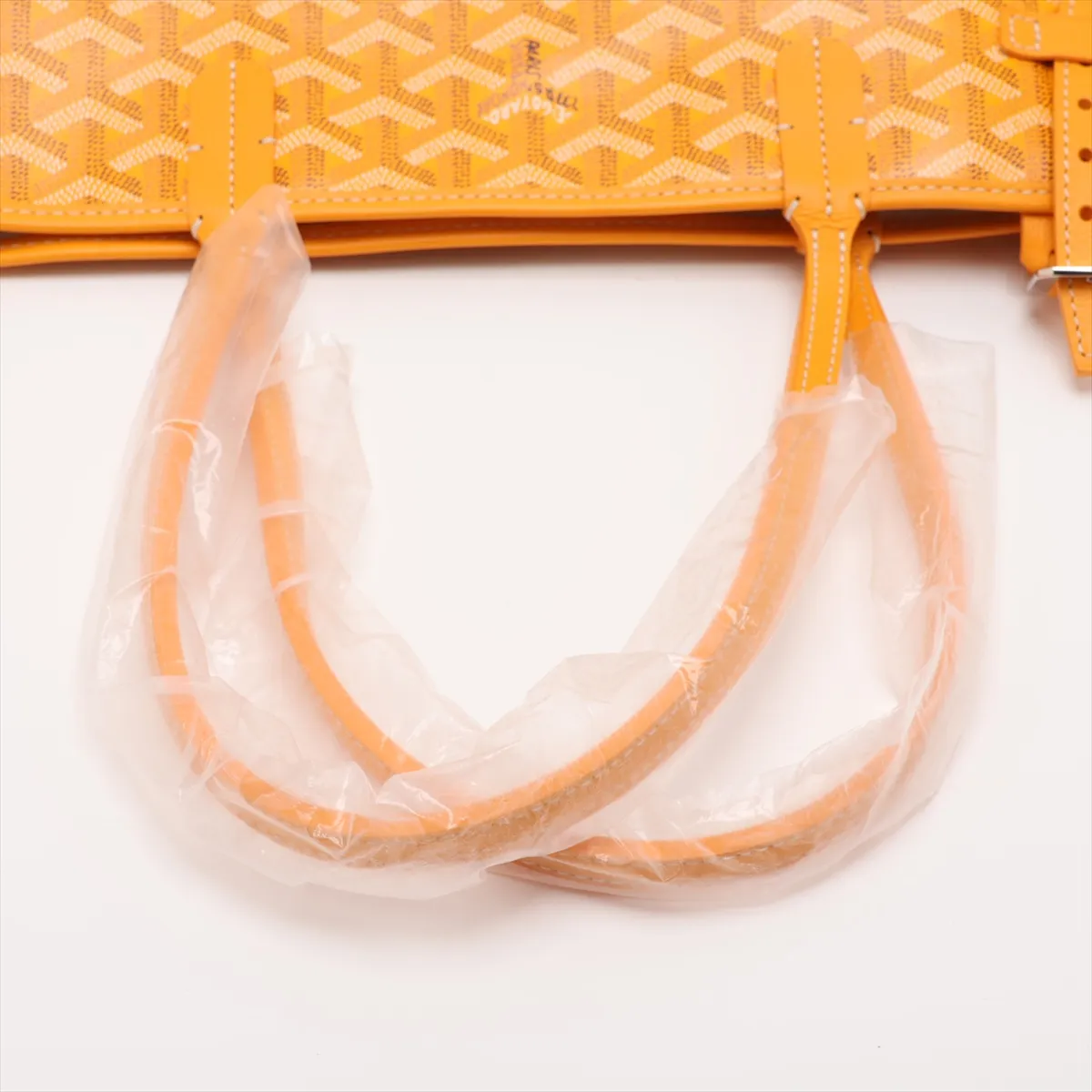 Cyan Gris PVC Tote Bag Yellow — view 5