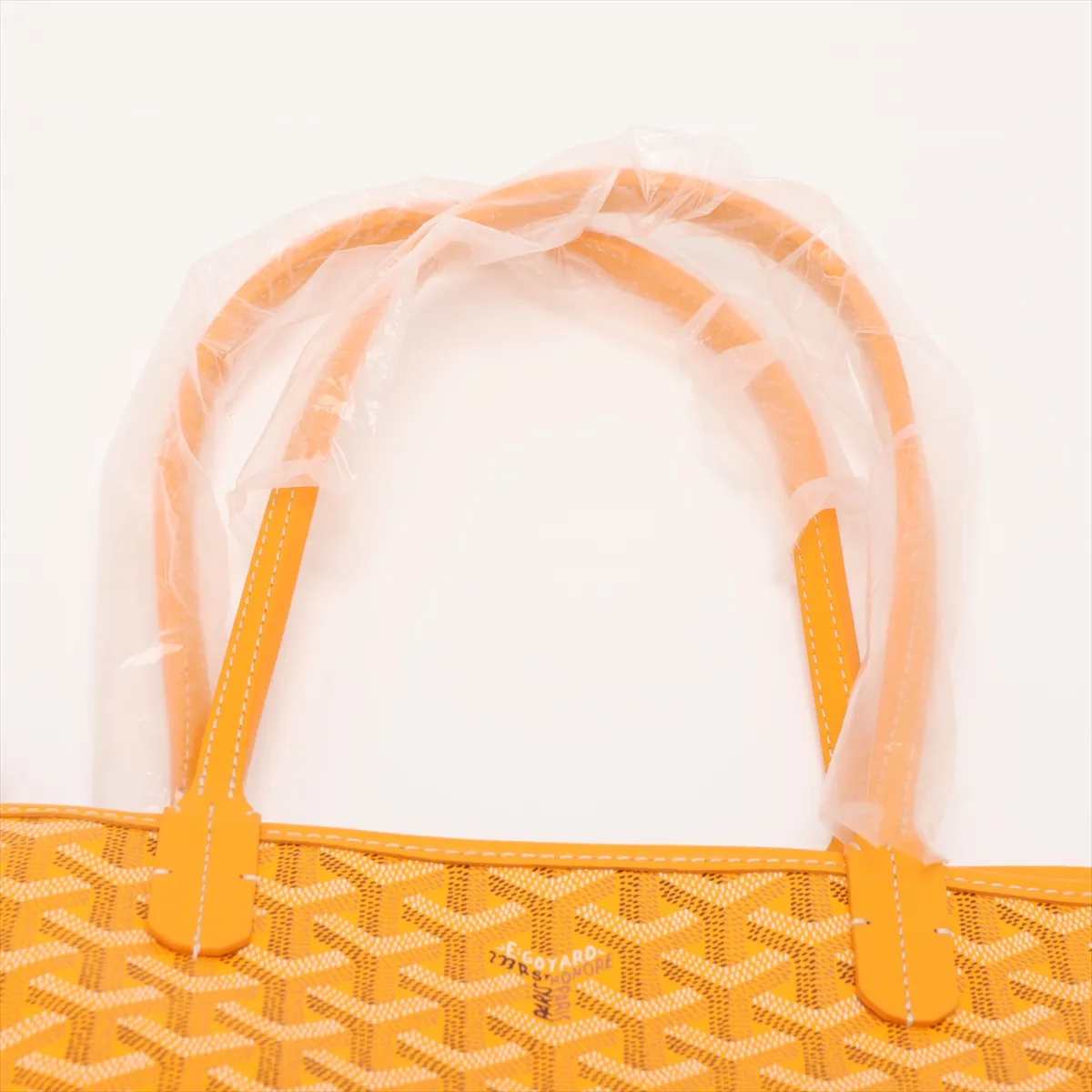 Cyan Gris PVC Tote Bag Yellow — view 6