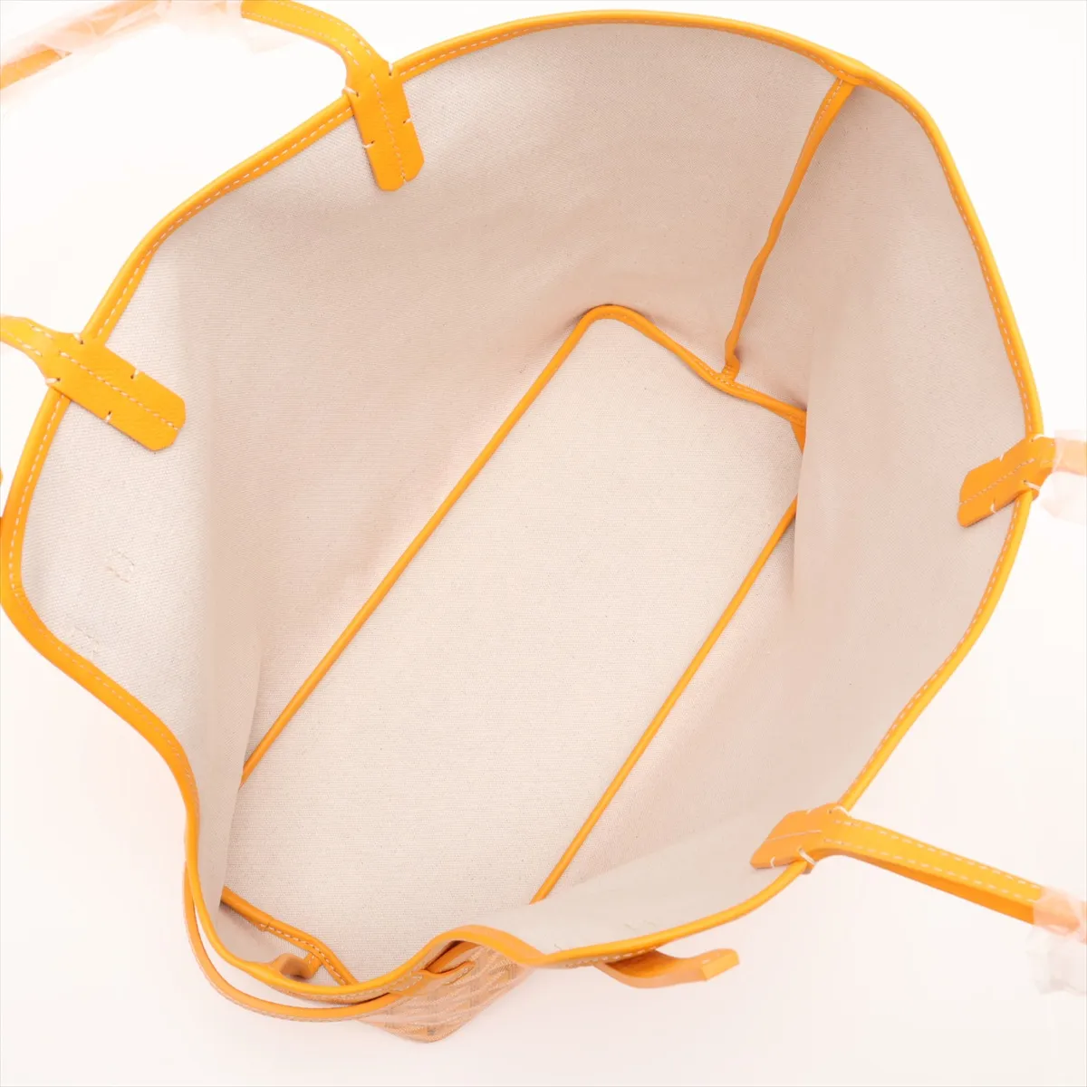 Cyan Gris PVC Tote Bag Yellow — view 7