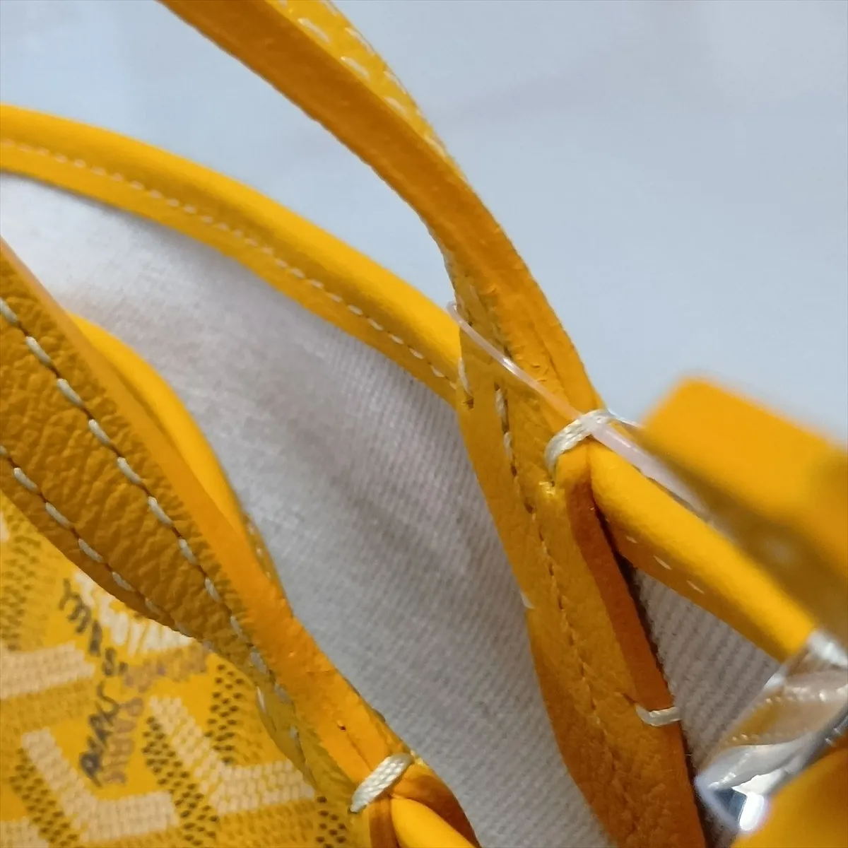 Cyan Gris PVC Tote Bag Yellow — view 10