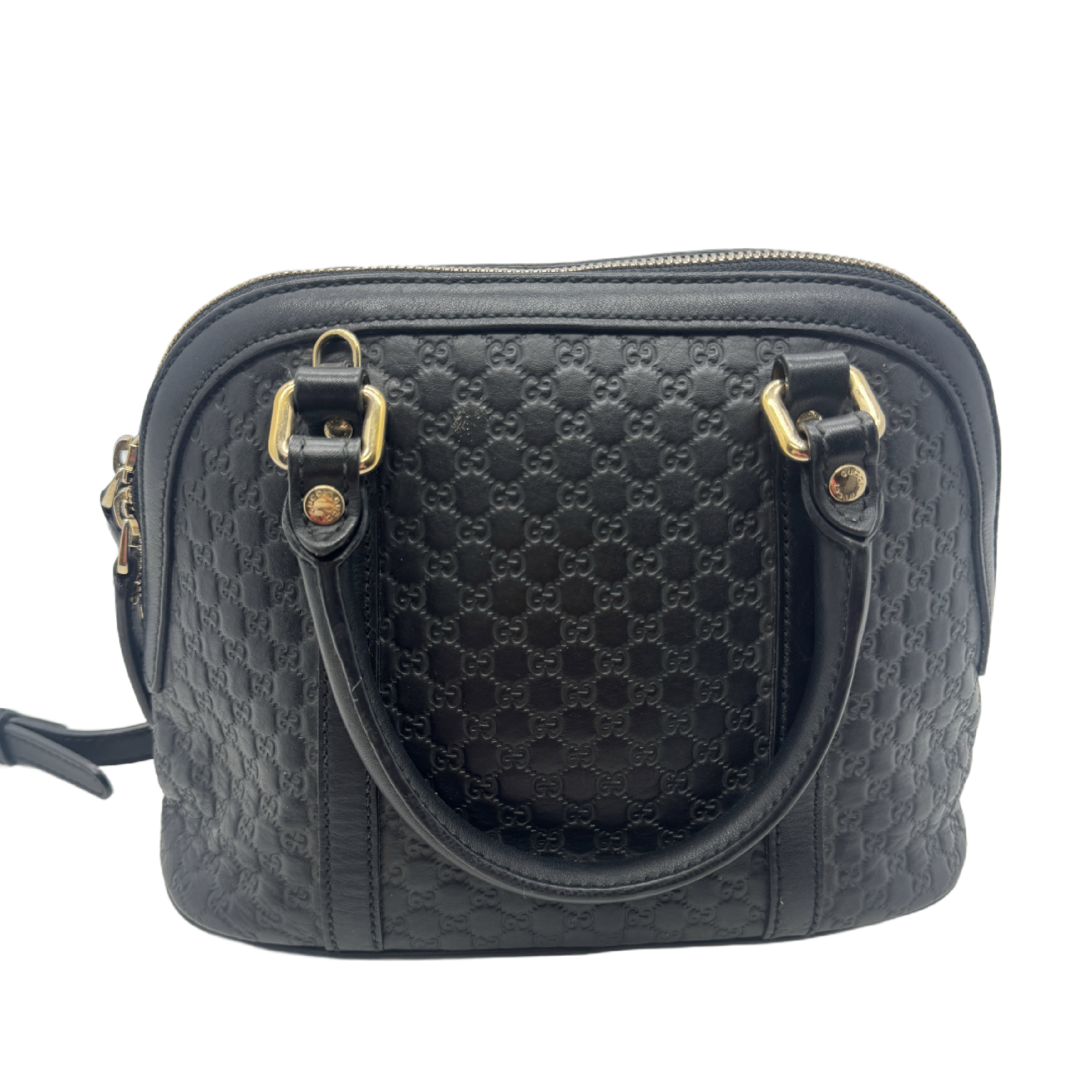 Nice Microguccissima Dome Bag Black Handbag — view 2