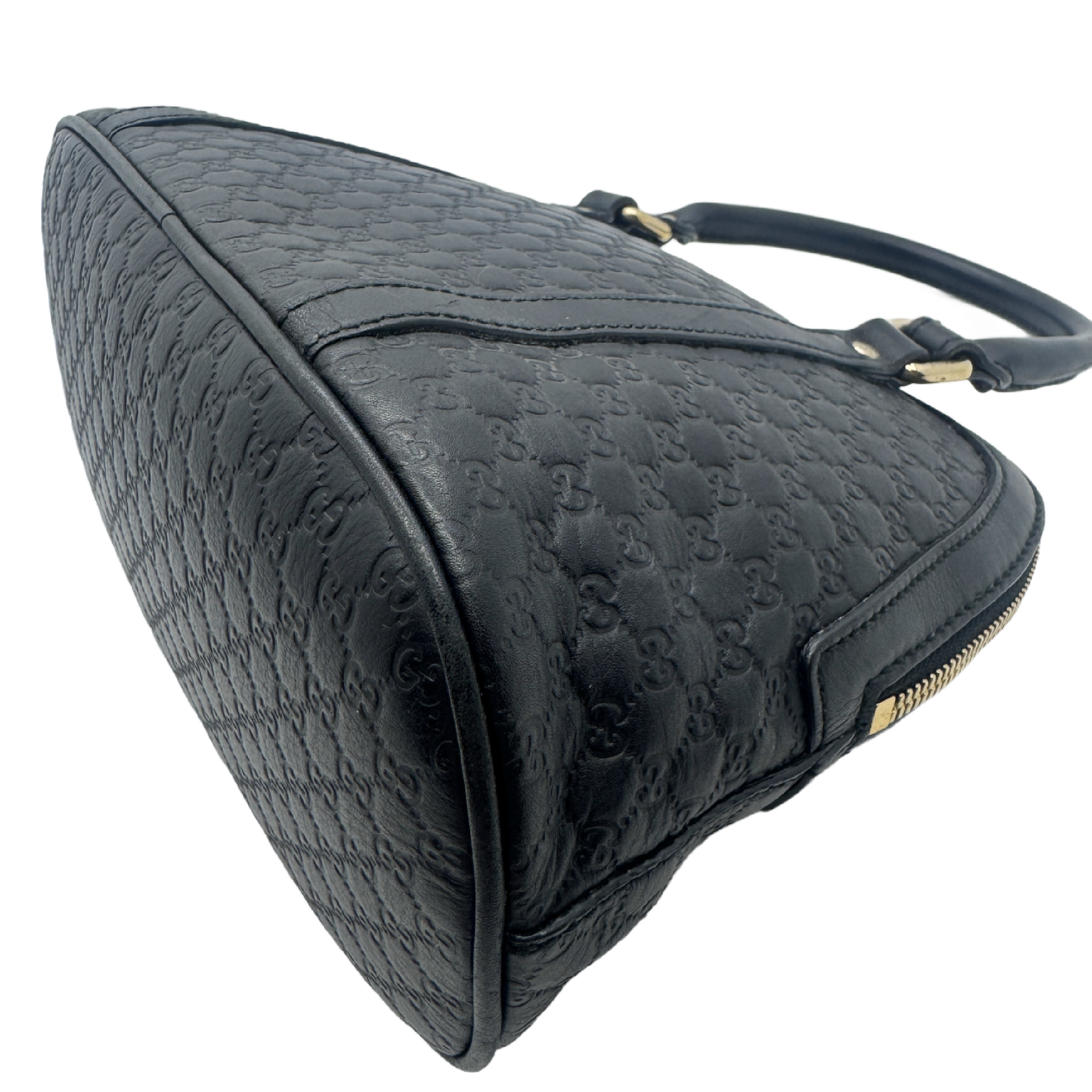 Nice Microguccissima Dome Bag Black Handbag — view 6
