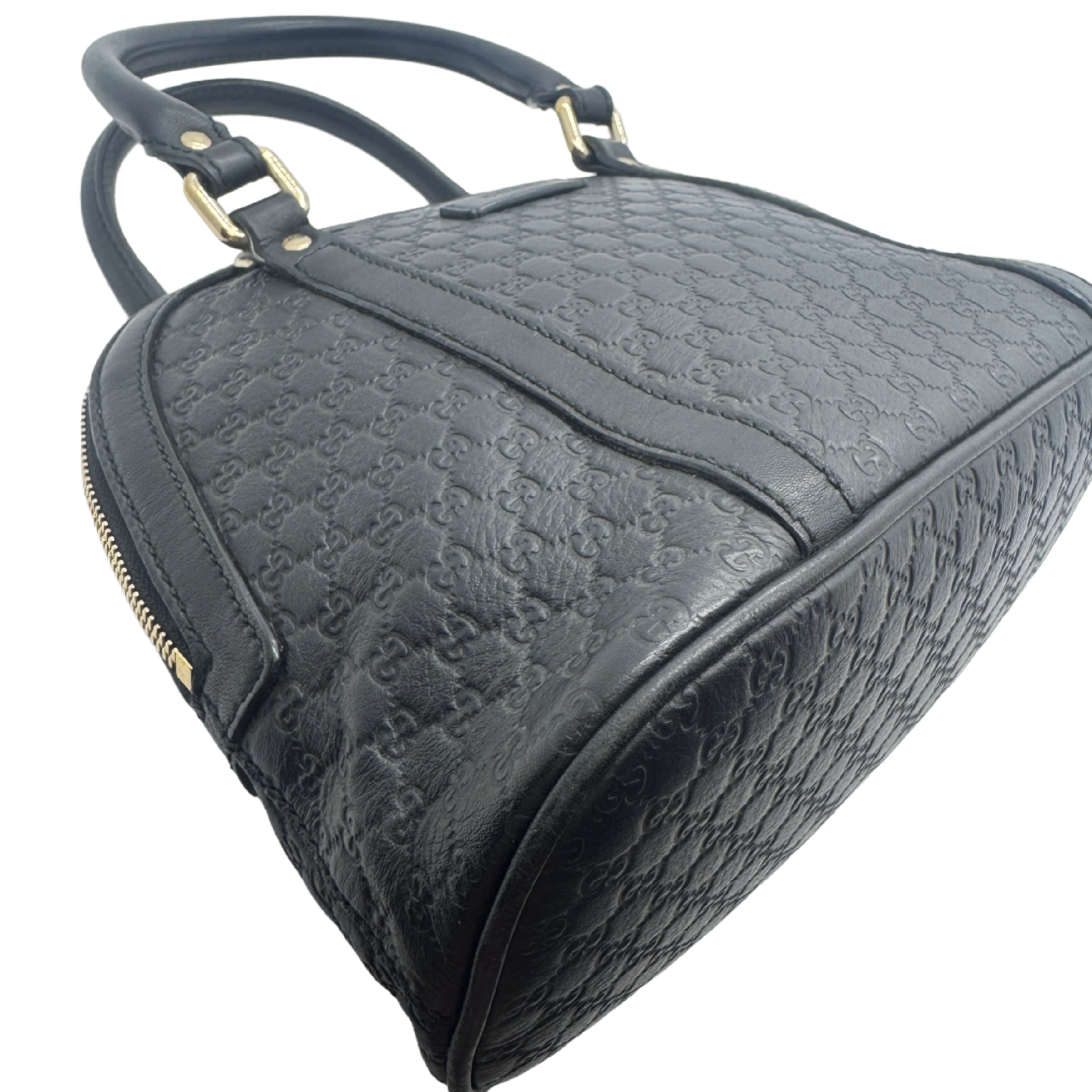 Nice Microguccissima Dome Bag Black Handbag — view 7