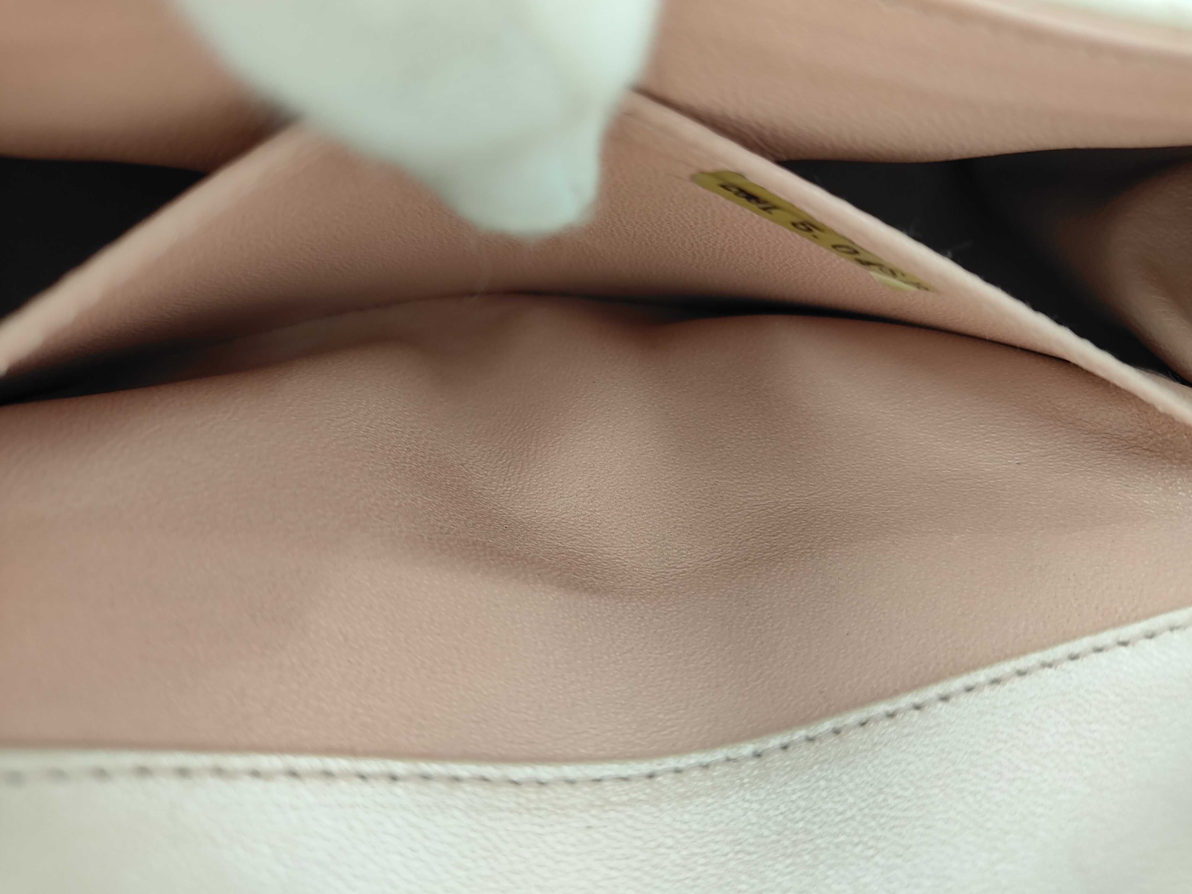 Matelassé Mini Chain Shoulder Bag, Pink with Silver Hardware, 6637484. Shoulder bag. — view 14