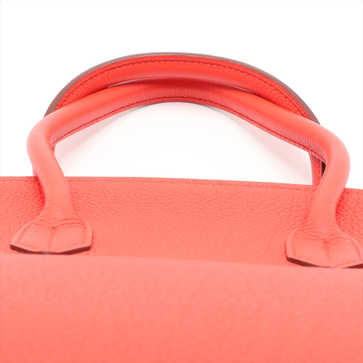 [Individually packaged] Hermes Birkin 35 Retourne Togo Rose Jaipur Silver Hardware Q: 2013 — view 6