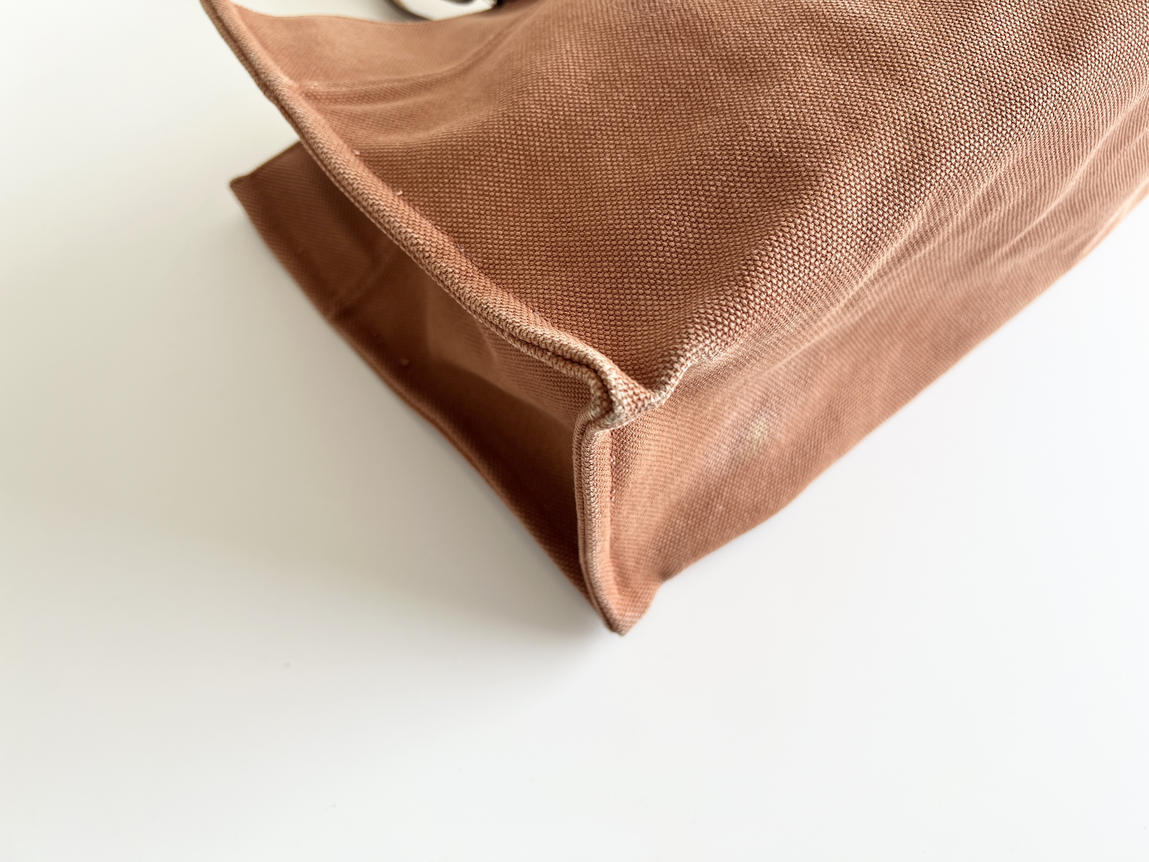 Etriviere Elan Buckle Canvas Leather Tote Bag Shoulder Bag Tote Bag — view 10