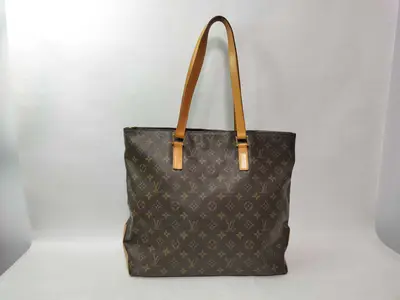 Monogram Vuitton Monogram Cabas Mezzo M51151 TH0090 Brown Tote Bag