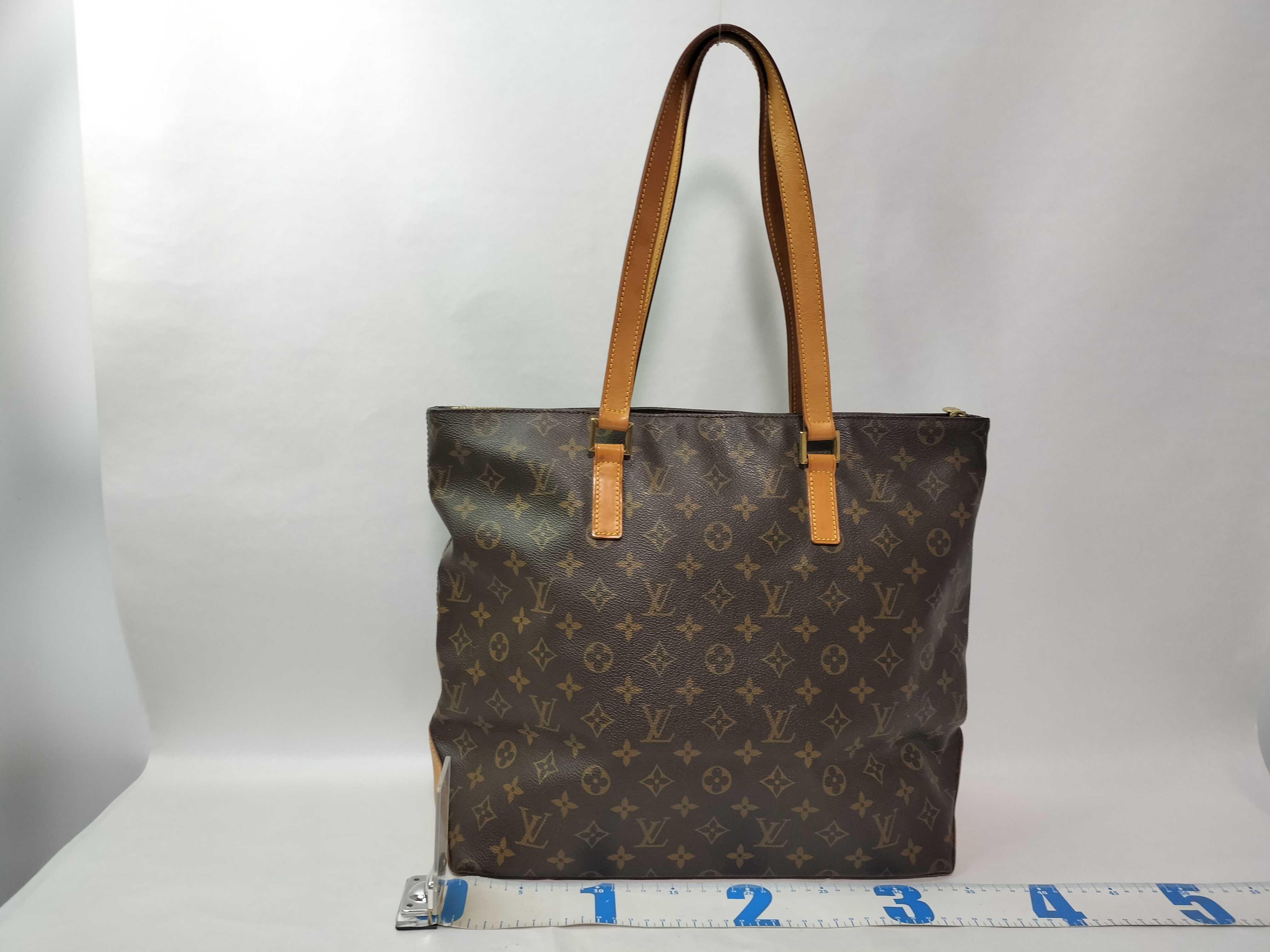 Monogram Vuitton Monogram Cabas Mezzo M51151 TH0090 Brown Tote Bag — view 2