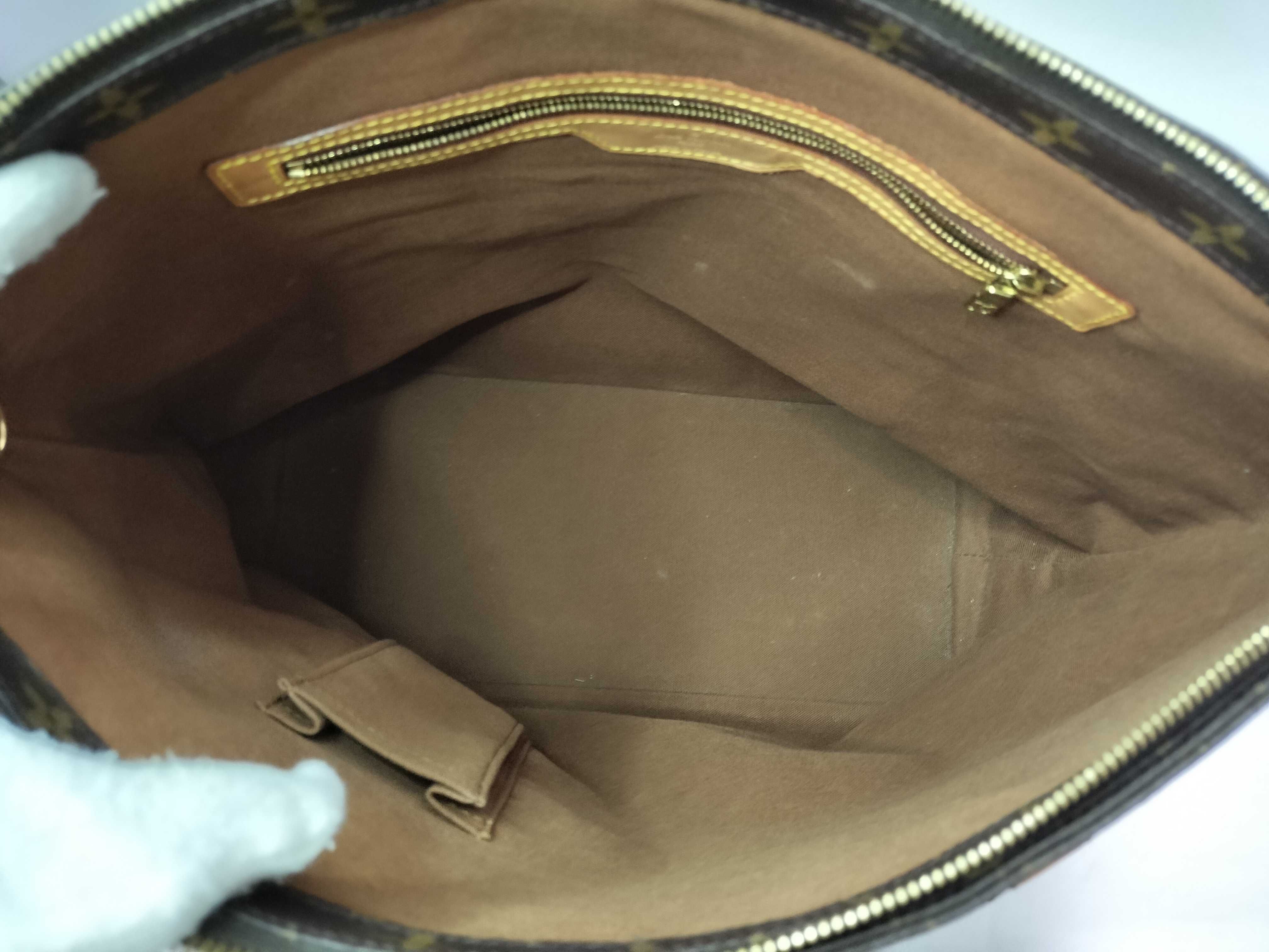 Monogram Vuitton Monogram Cabas Mezzo M51151 TH0090 Brown Tote Bag — view 14
