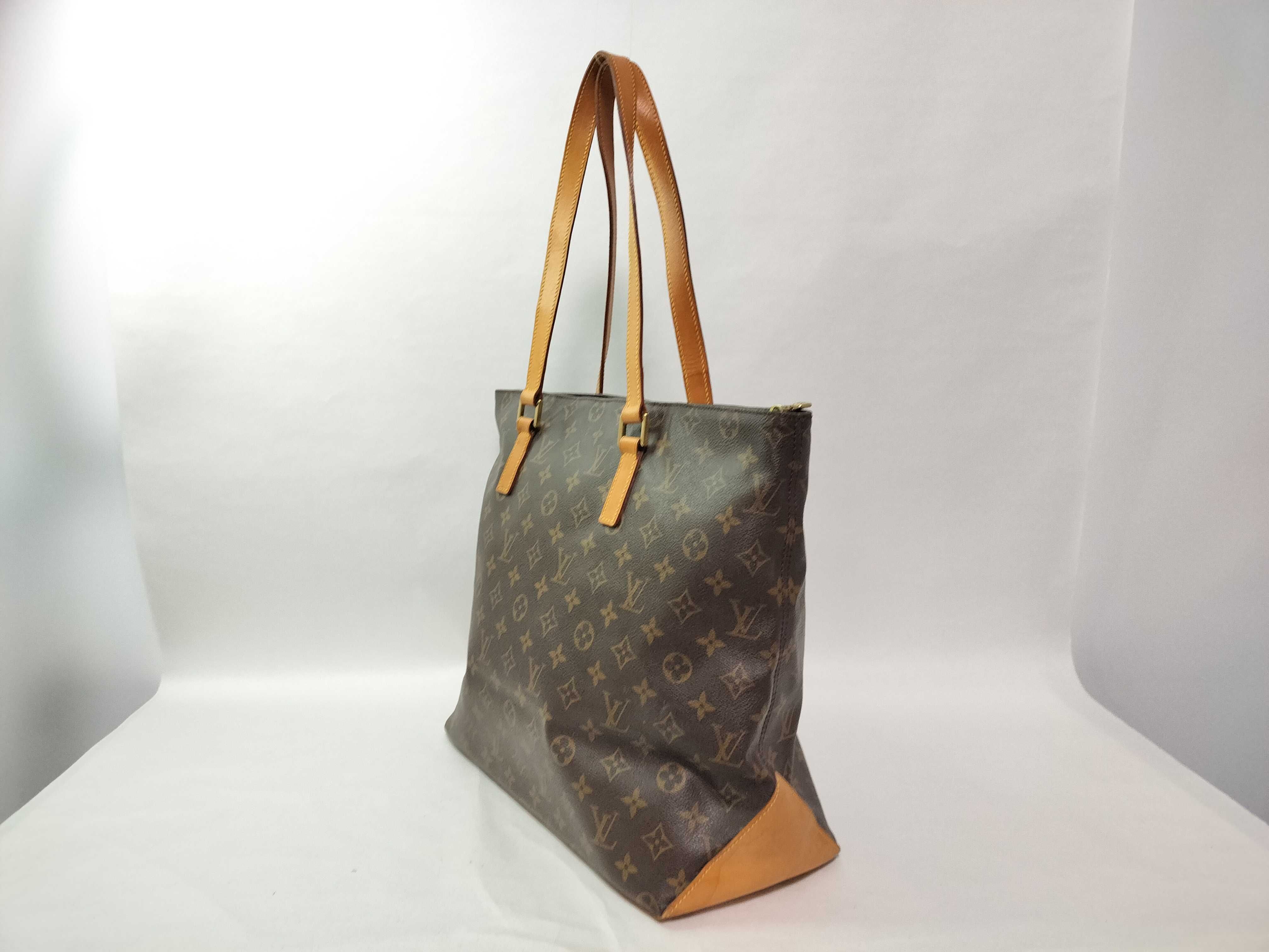 Monogram Vuitton Monogram Cabas Mezzo M51151 TH0090 Brown Tote Bag — view 3