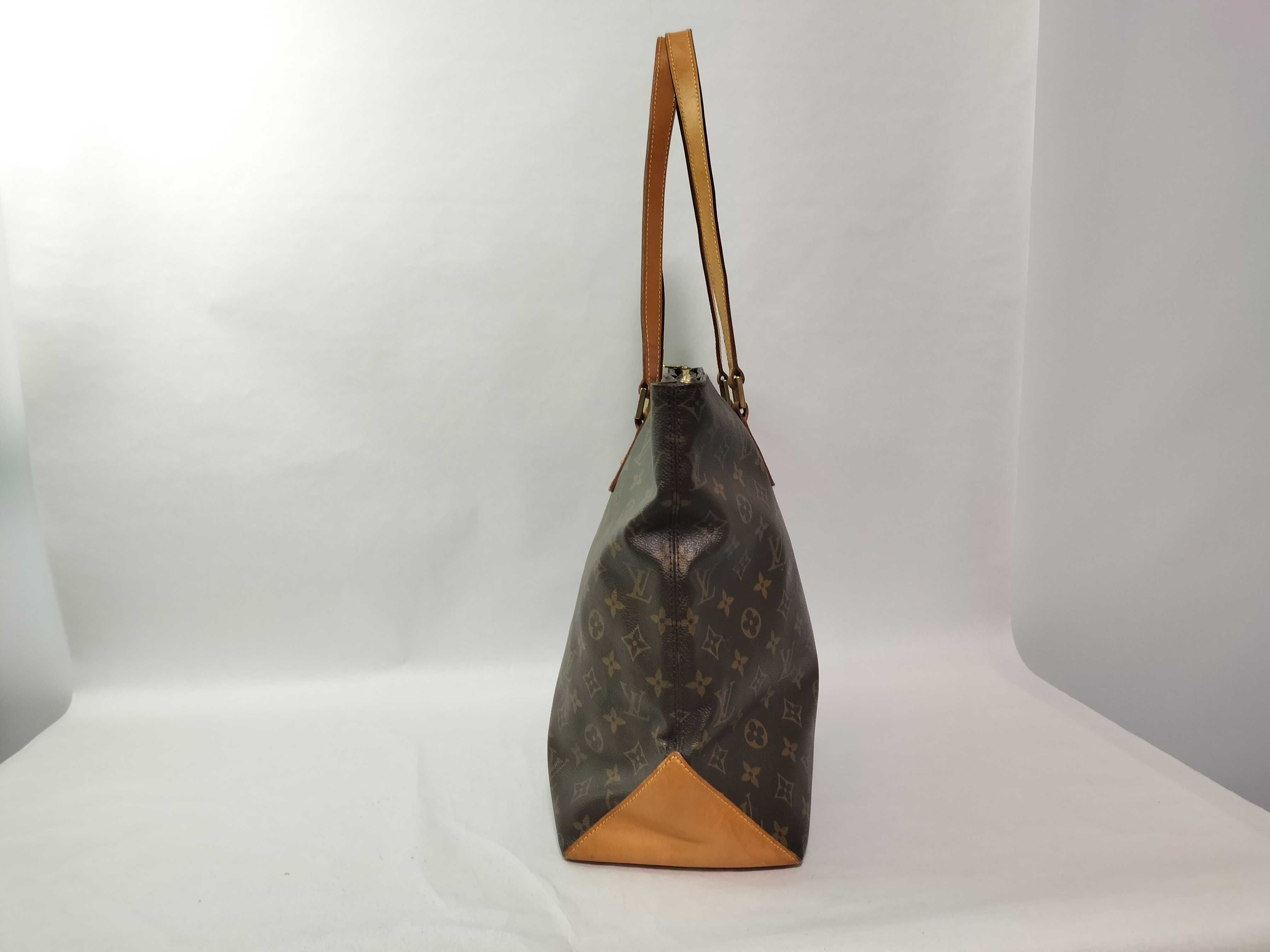 Monogram Vuitton Monogram Cabas Mezzo M51151 TH0090 Brown Tote Bag — view 4