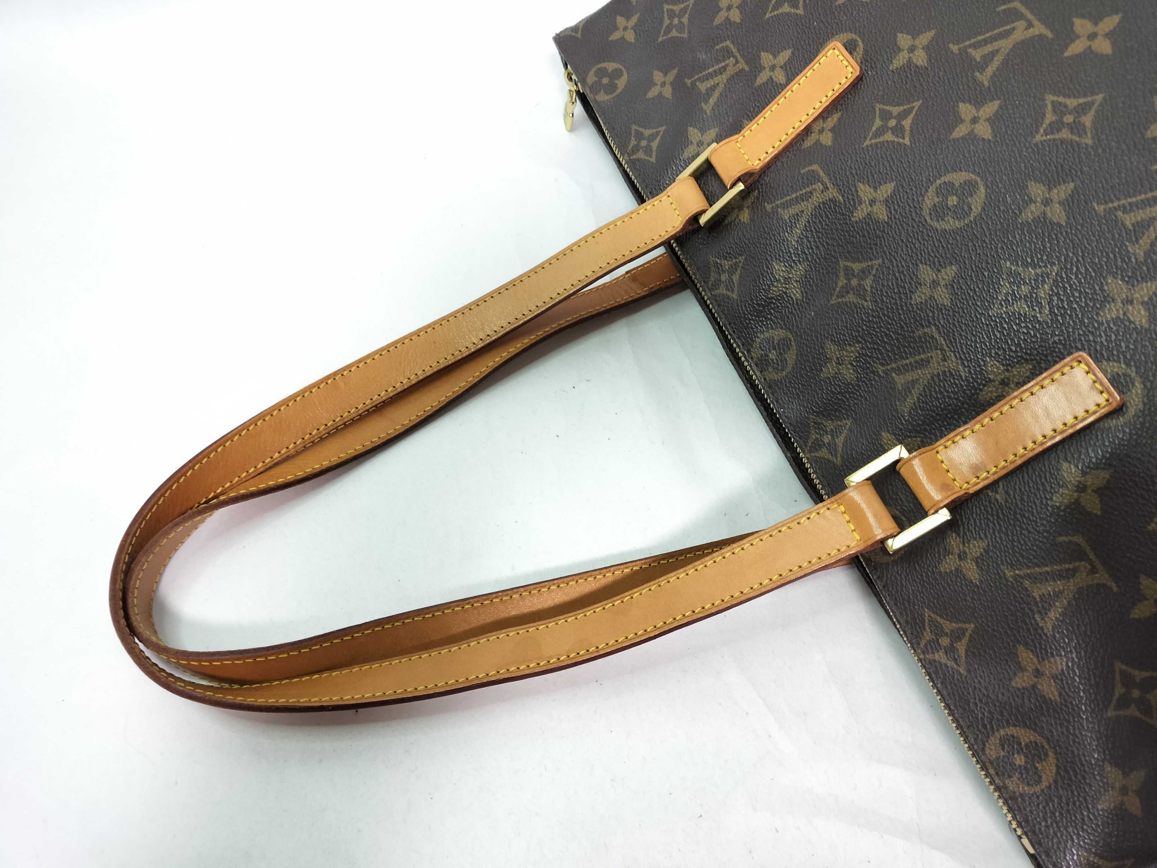 Monogram Vuitton Monogram Cabas Mezzo M51151 TH0090 Brown Tote Bag — view 5