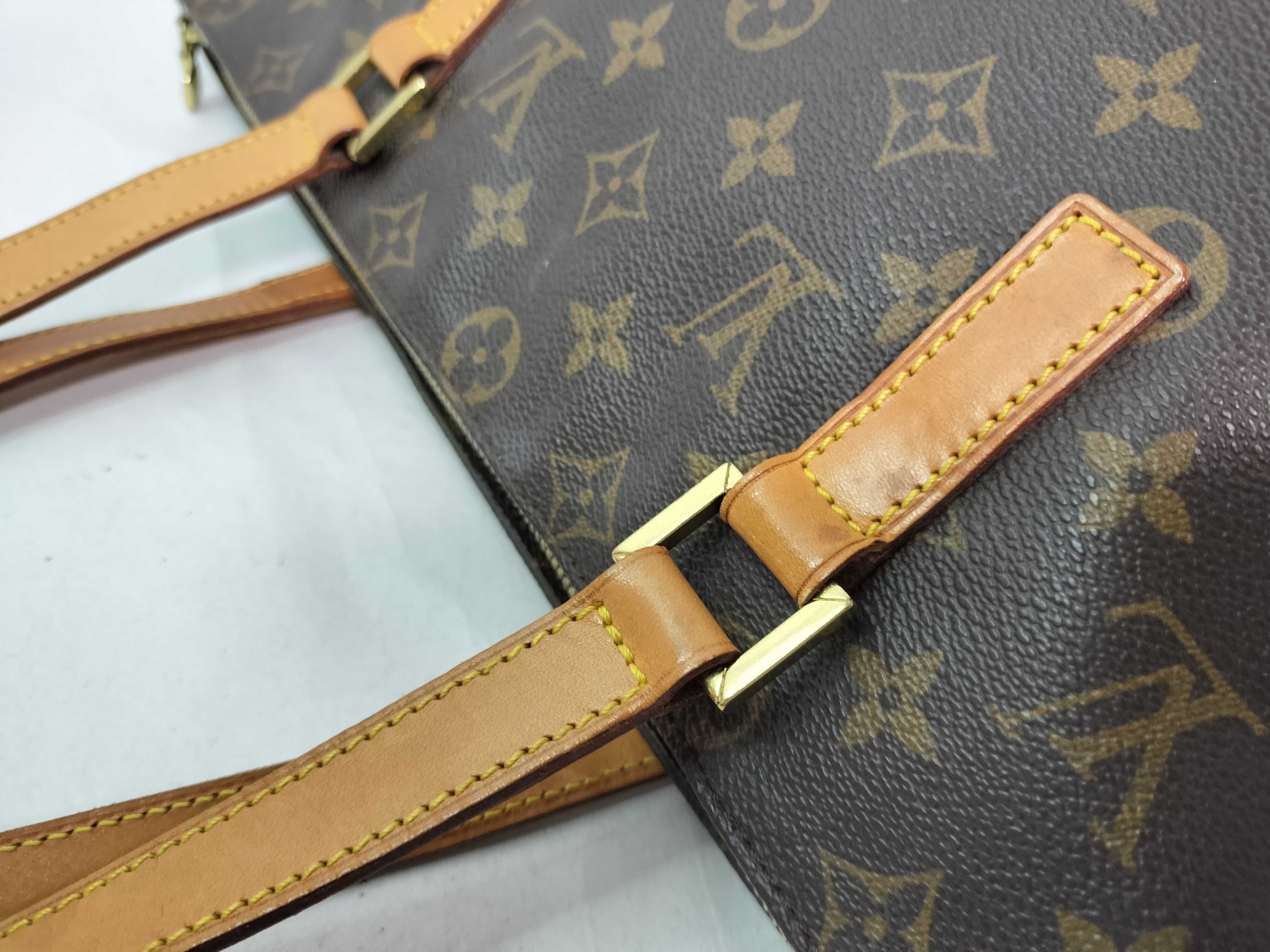 Monogram Vuitton Monogram Cabas Mezzo M51151 TH0090 Brown Tote Bag — view 8