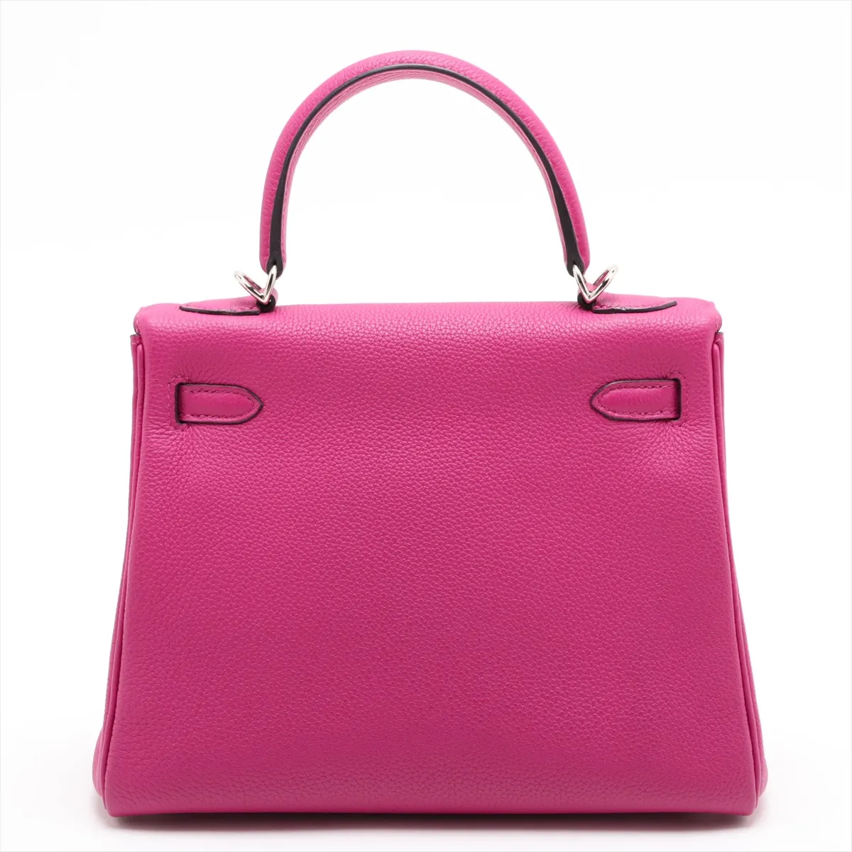 [Individually packaged] Hermes Kelly 25 Retourne Togo Rose Purple Silver Hardware C: 2018 — view 2