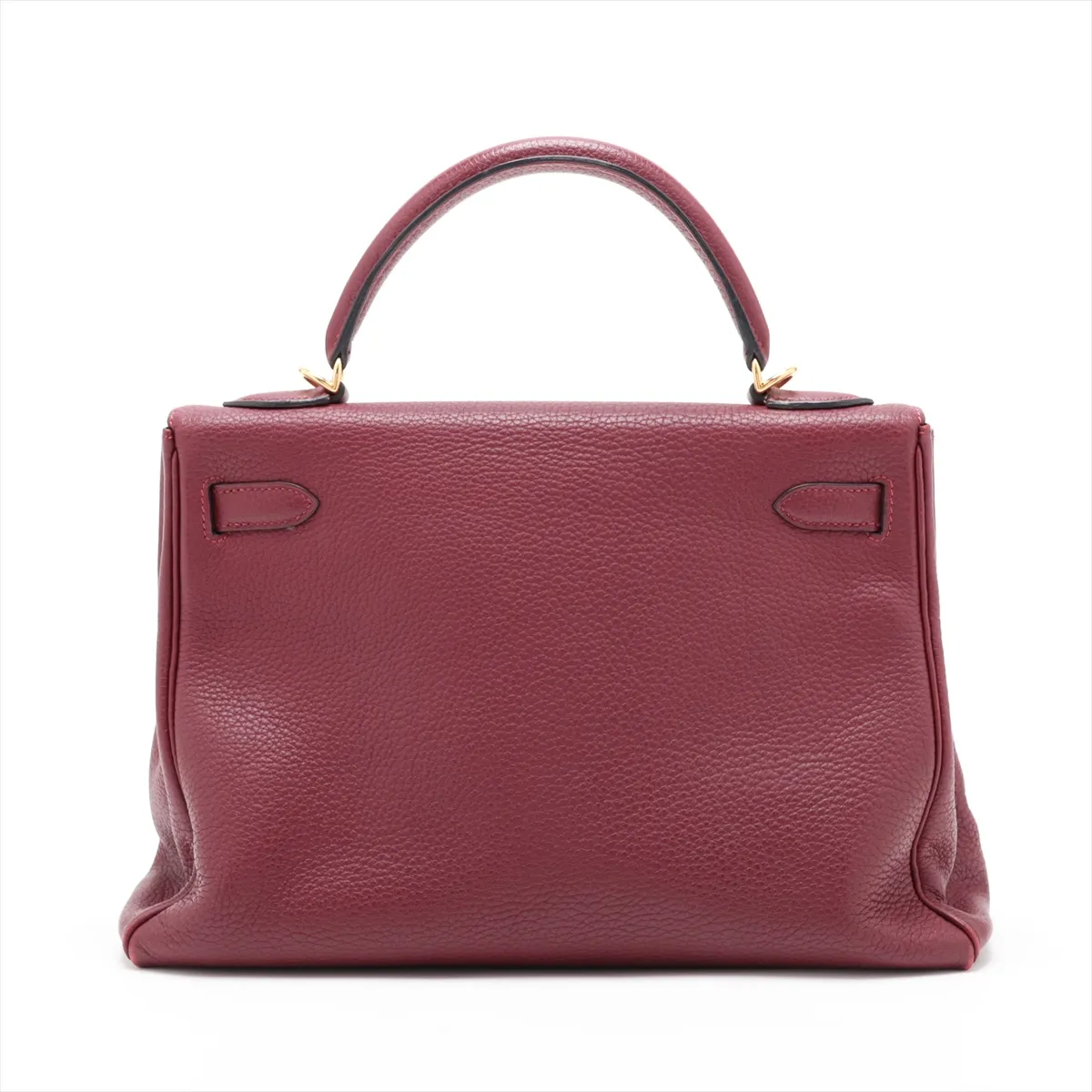 [Individually packaged] Hermes Kelly 32 Retourne Togo Rouge H Gold Hardware I: 2005 — view 2