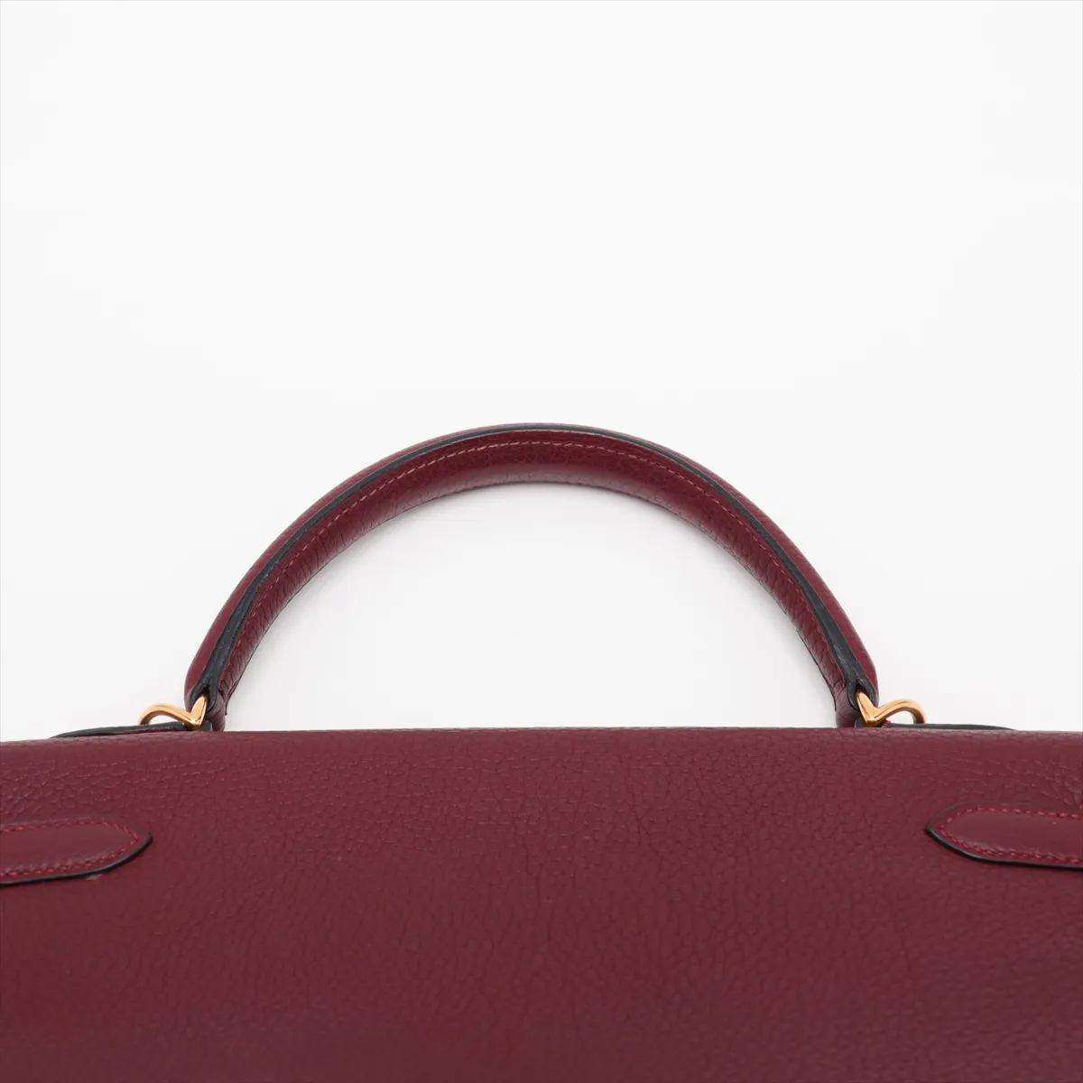 [Individually packaged] Hermes Kelly 32 Retourne Togo Rouge H Gold Hardware I: 2005 — view 6