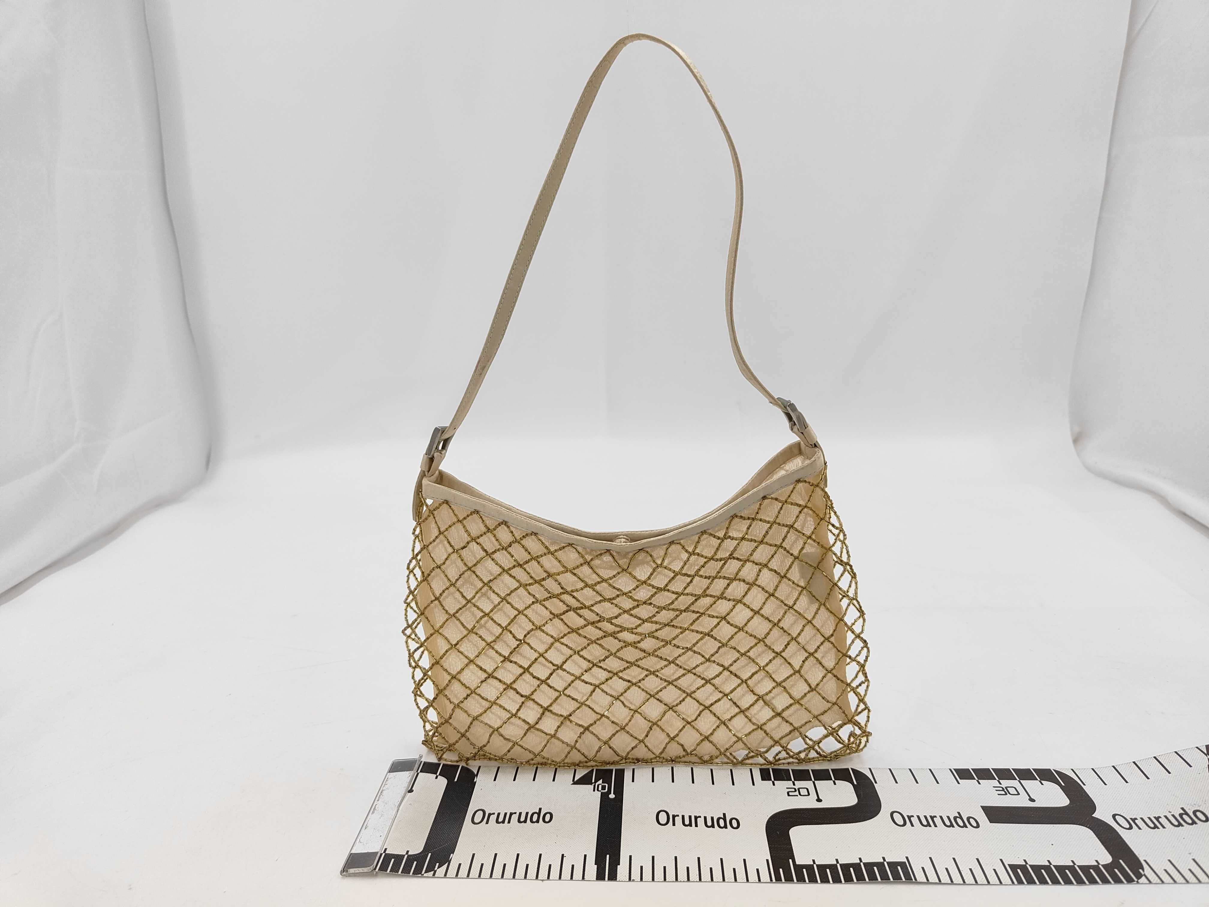 Triangle Logo Beaded Mini Handbag — view 2