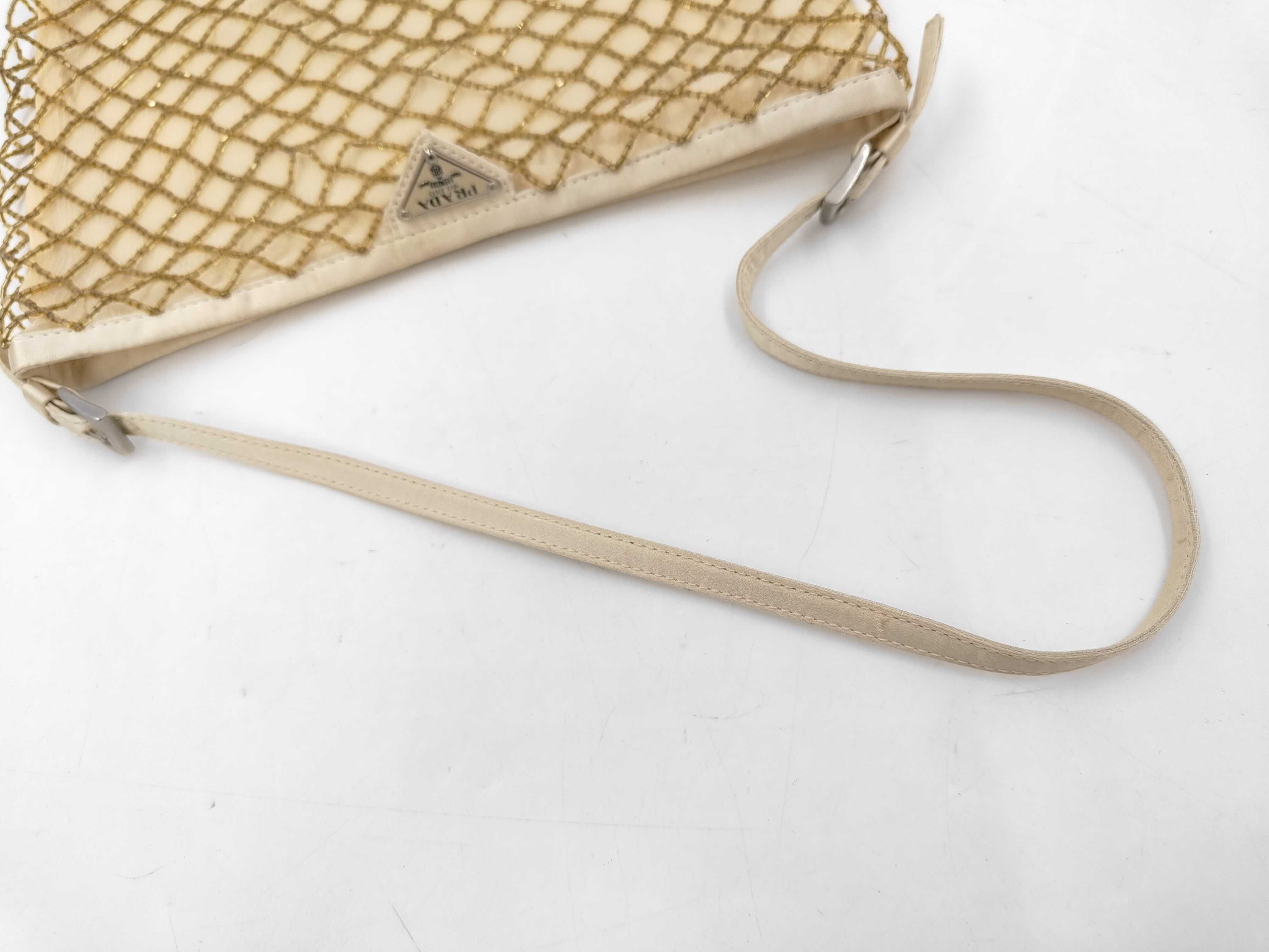 Triangle Logo Beaded Mini Handbag — view 4