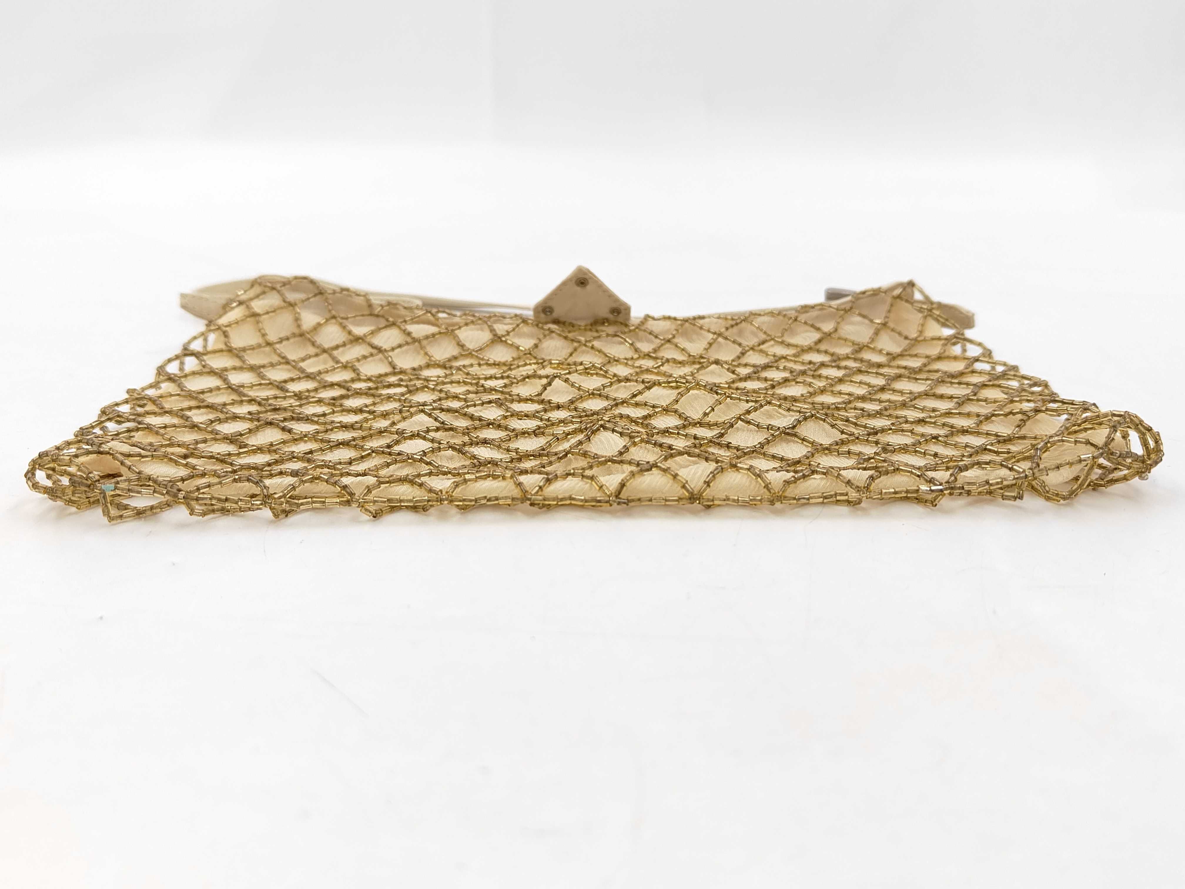 Triangle Logo Beaded Mini Handbag — view 7
