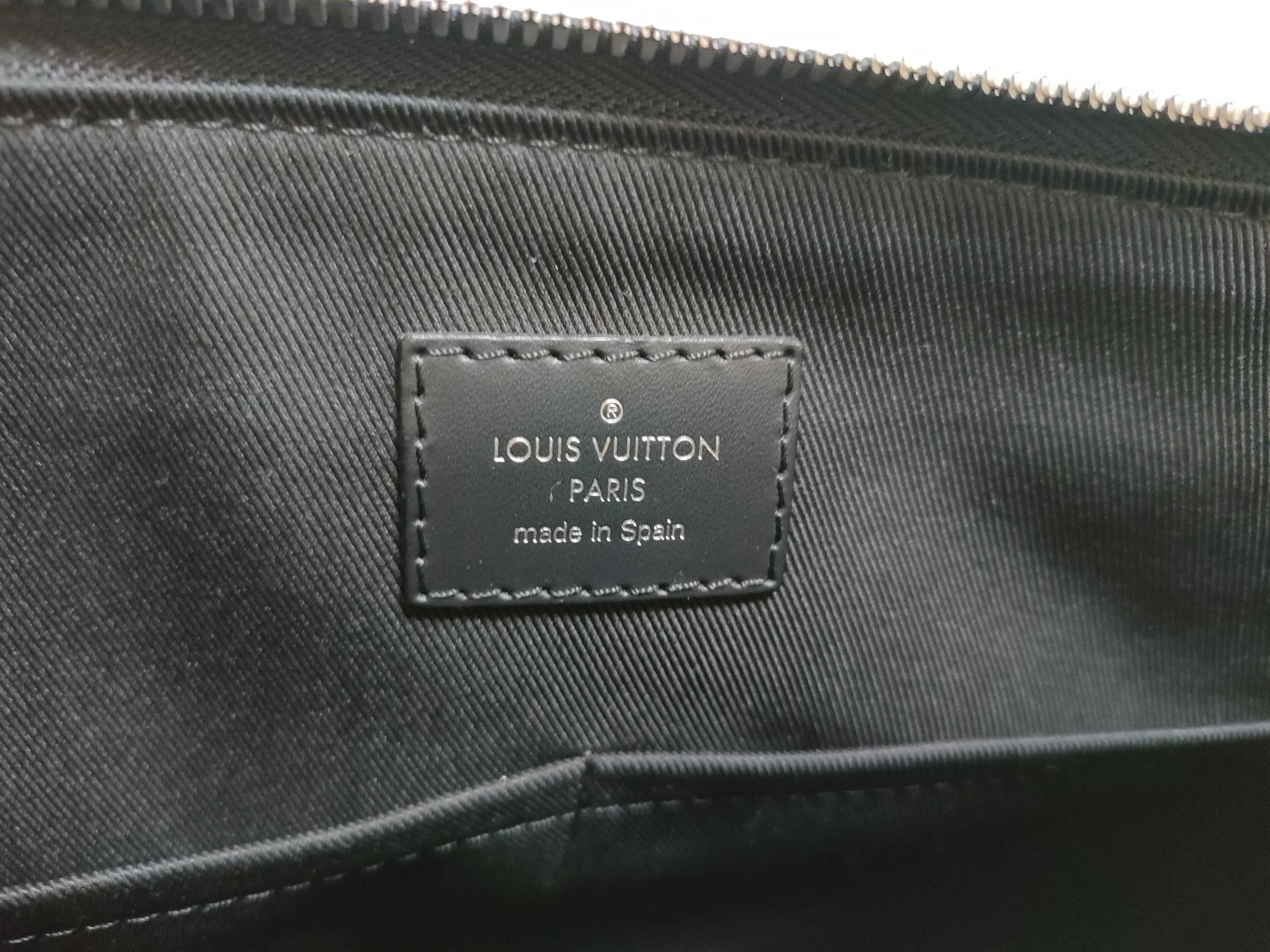 Damier Graphite Mick PM NM N40003 CA4139 Black Shoulder Bag — view 11