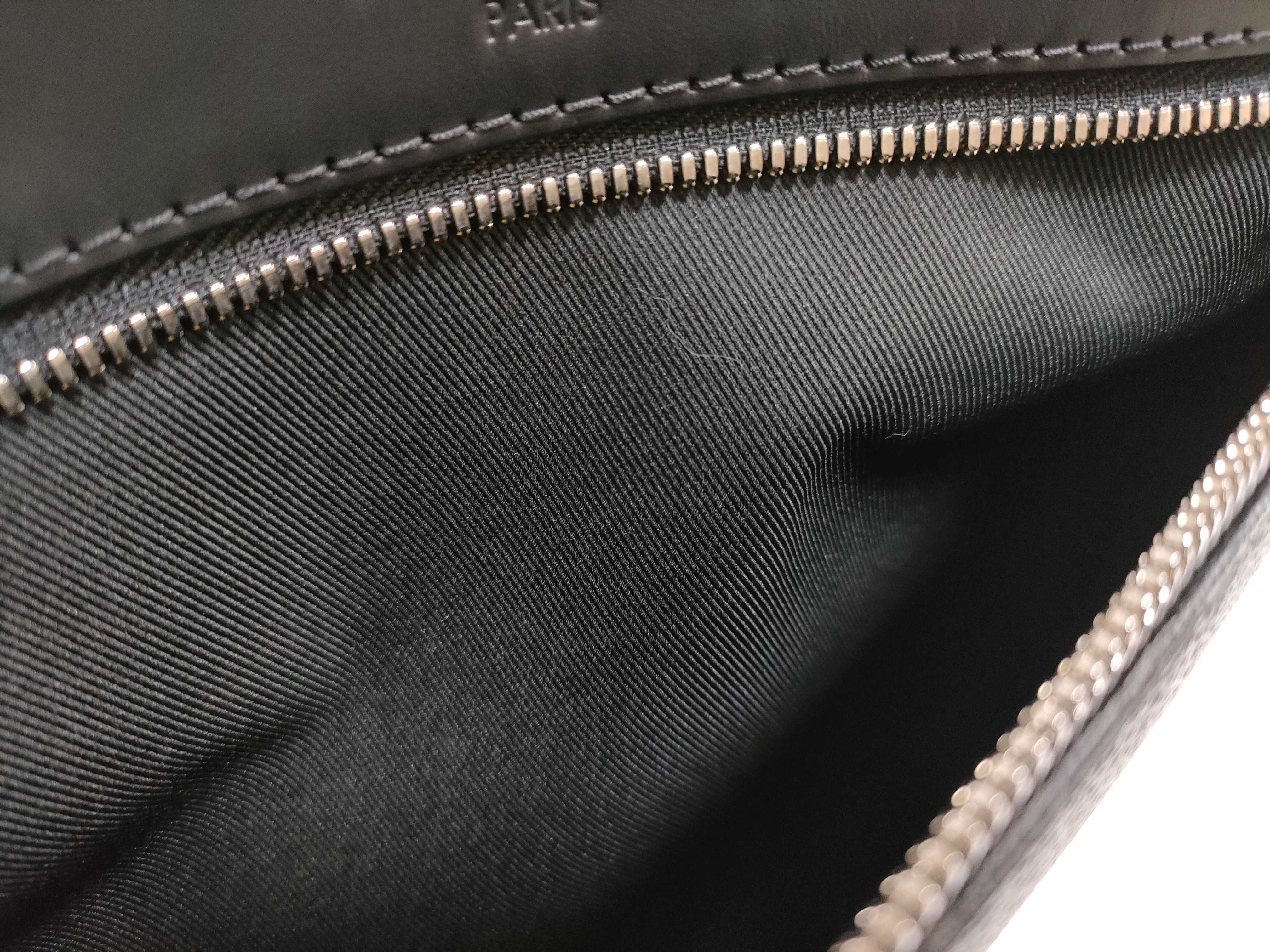 Damier Graphite Mick PM NM N40003 CA4139 Black Shoulder Bag — view 13
