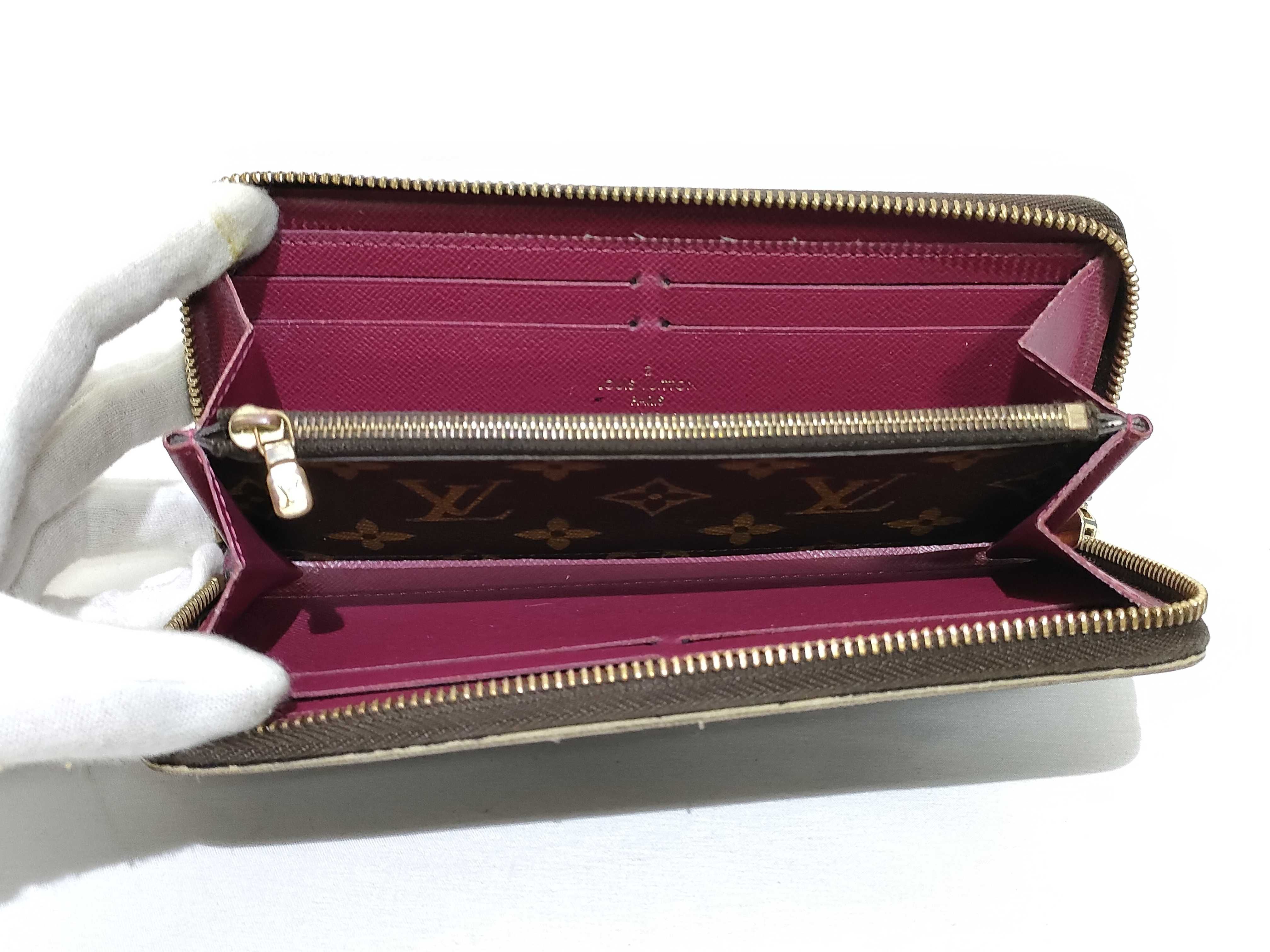 Monogram Louis Vuitton Monogram Portefeuille Clemence M60742 Wallet — view 9
