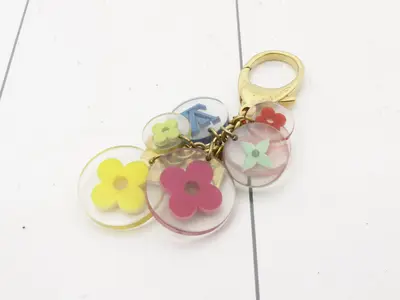 Portefeuille Fleur Bag Charm Keychain