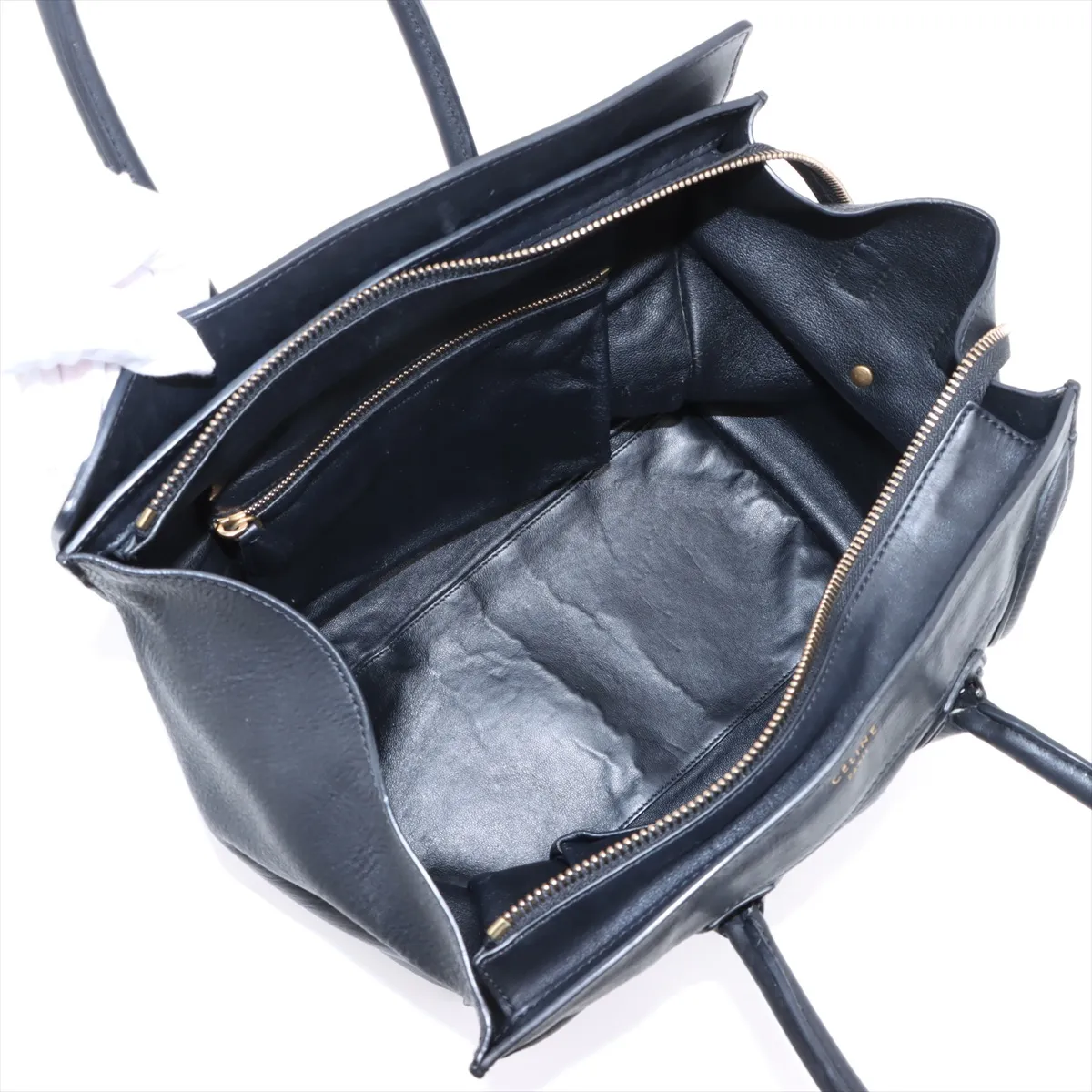 Luggage Phantom Leather Handbag Black — view 7