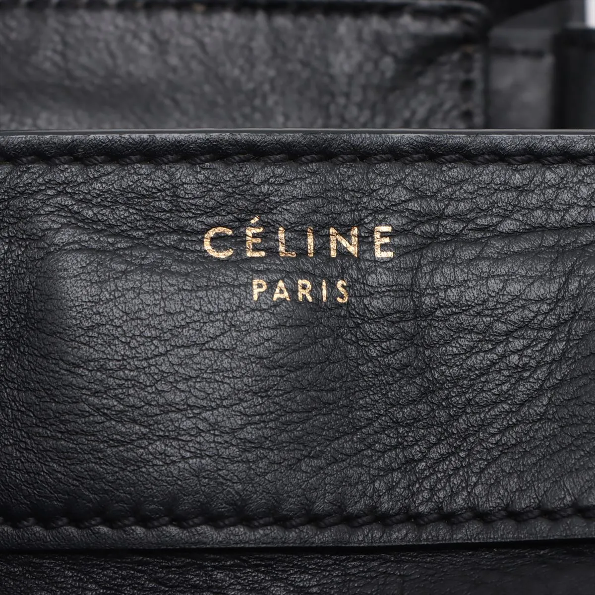 Luggage Phantom Leather Handbag Black — view 10