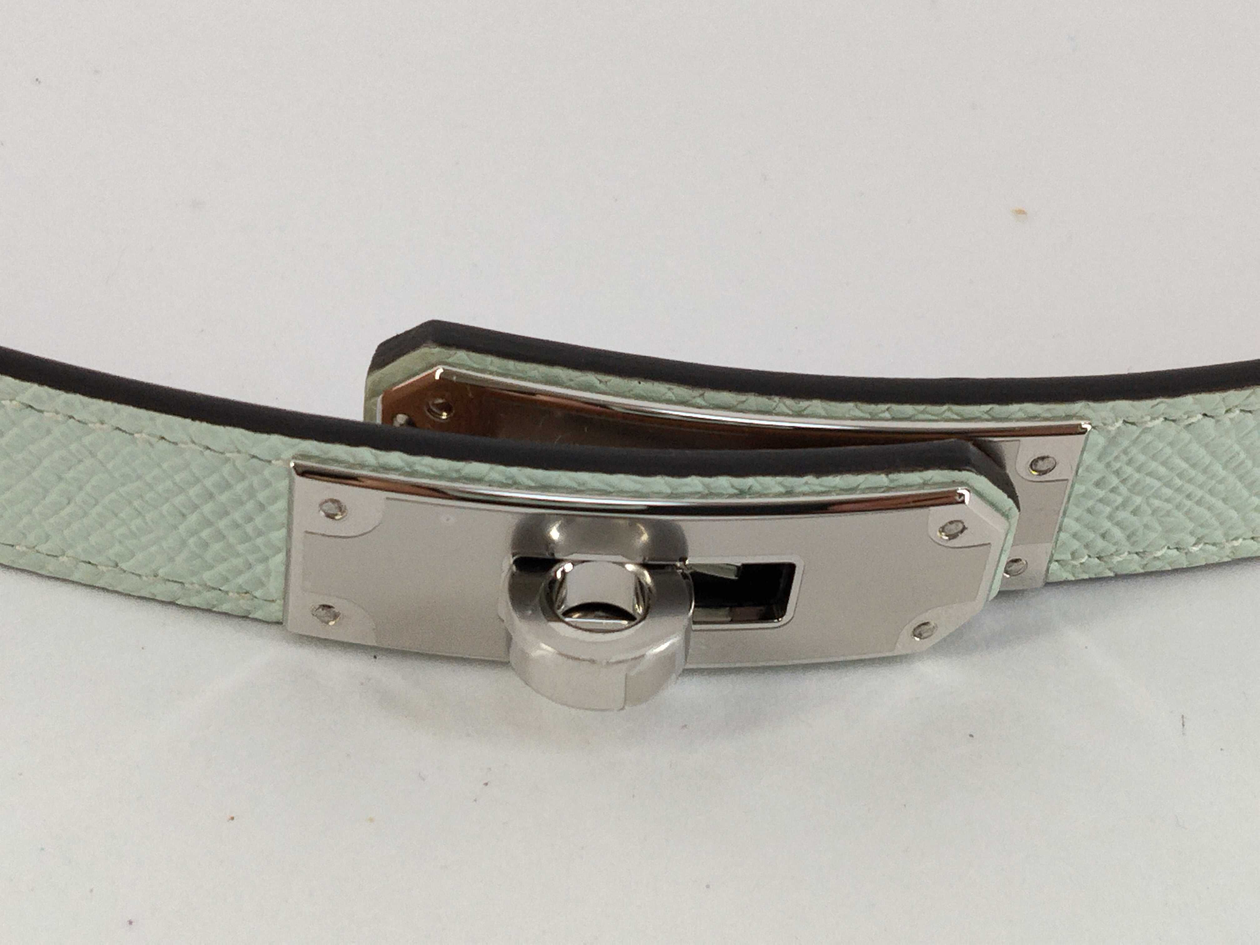 Kelly Belt, Vert Peppermint, W stamp. — view 2