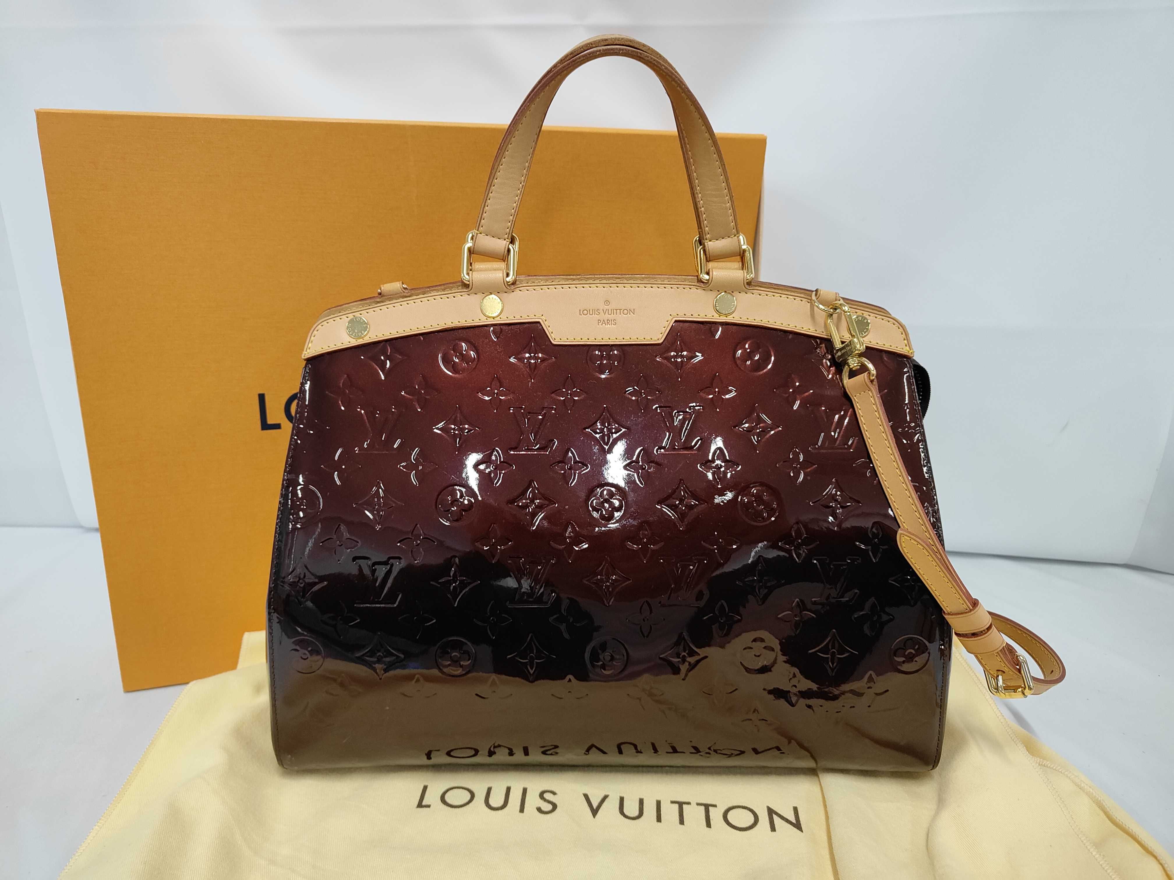Monogram Rouge Fauviste Patent Leather Blair MM Bag