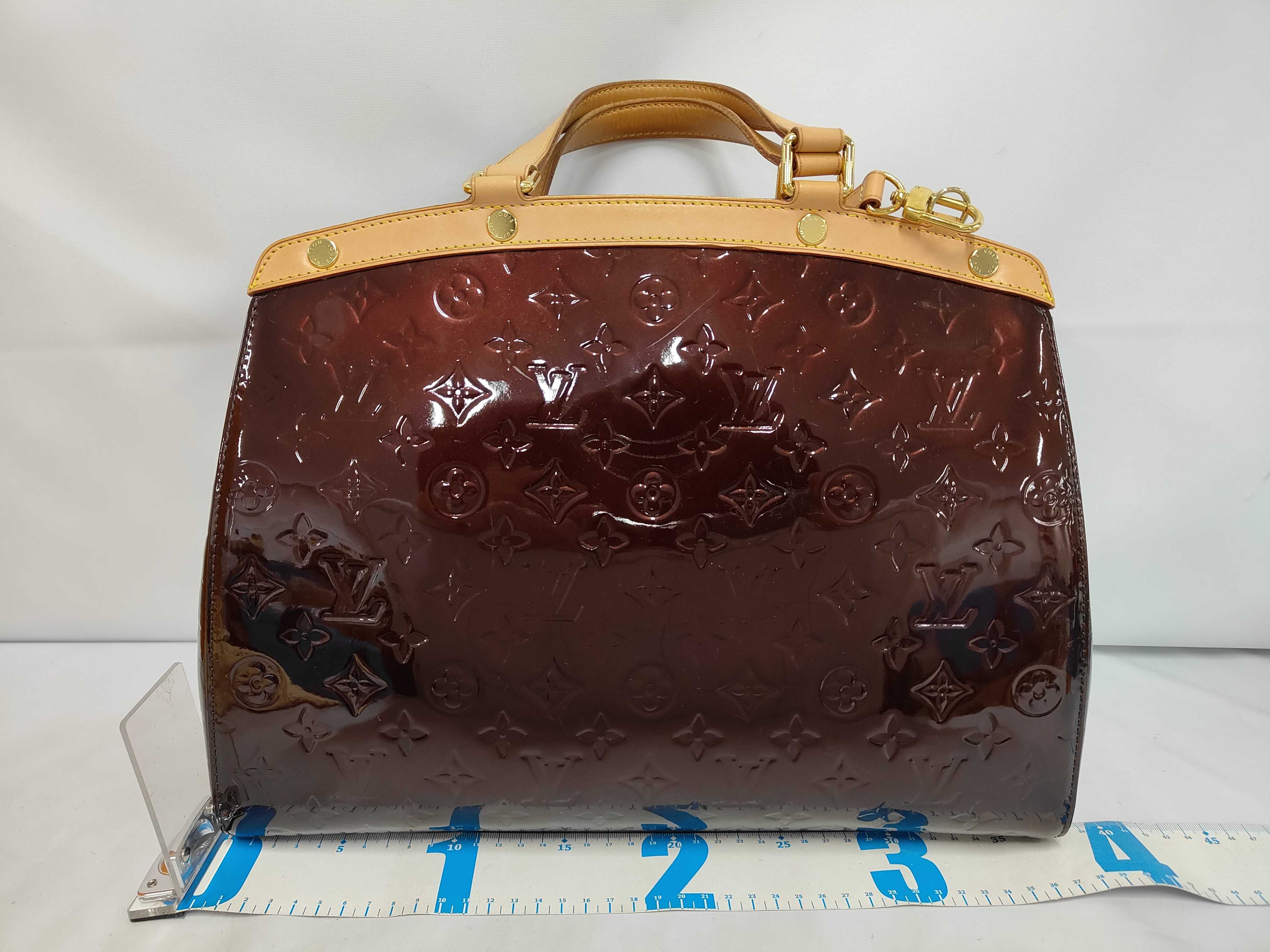 Monogram Rouge Fauviste Patent Leather Blair MM Bag — view 2